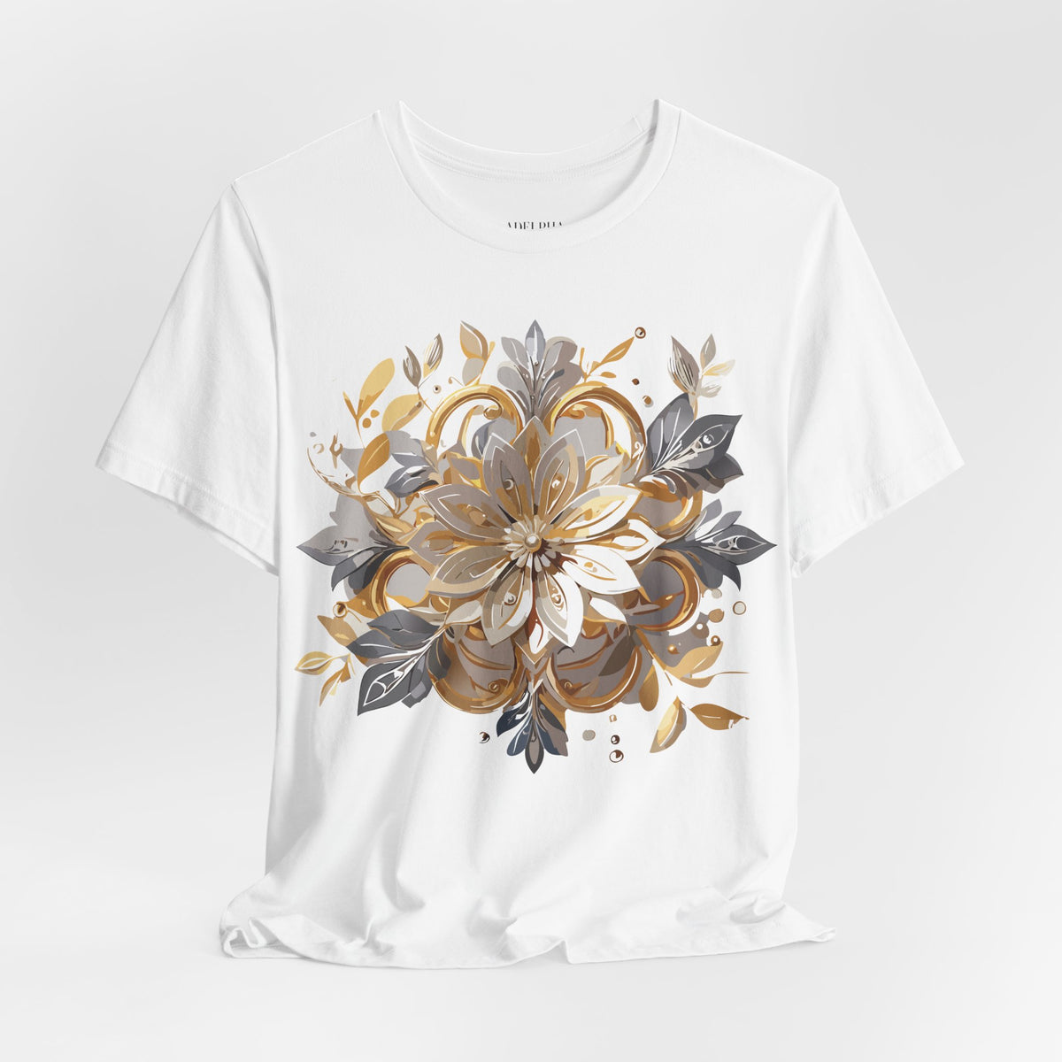 Jewelry Graphic Unisex Cotton Bella+Canvas Tee with Art Design n128