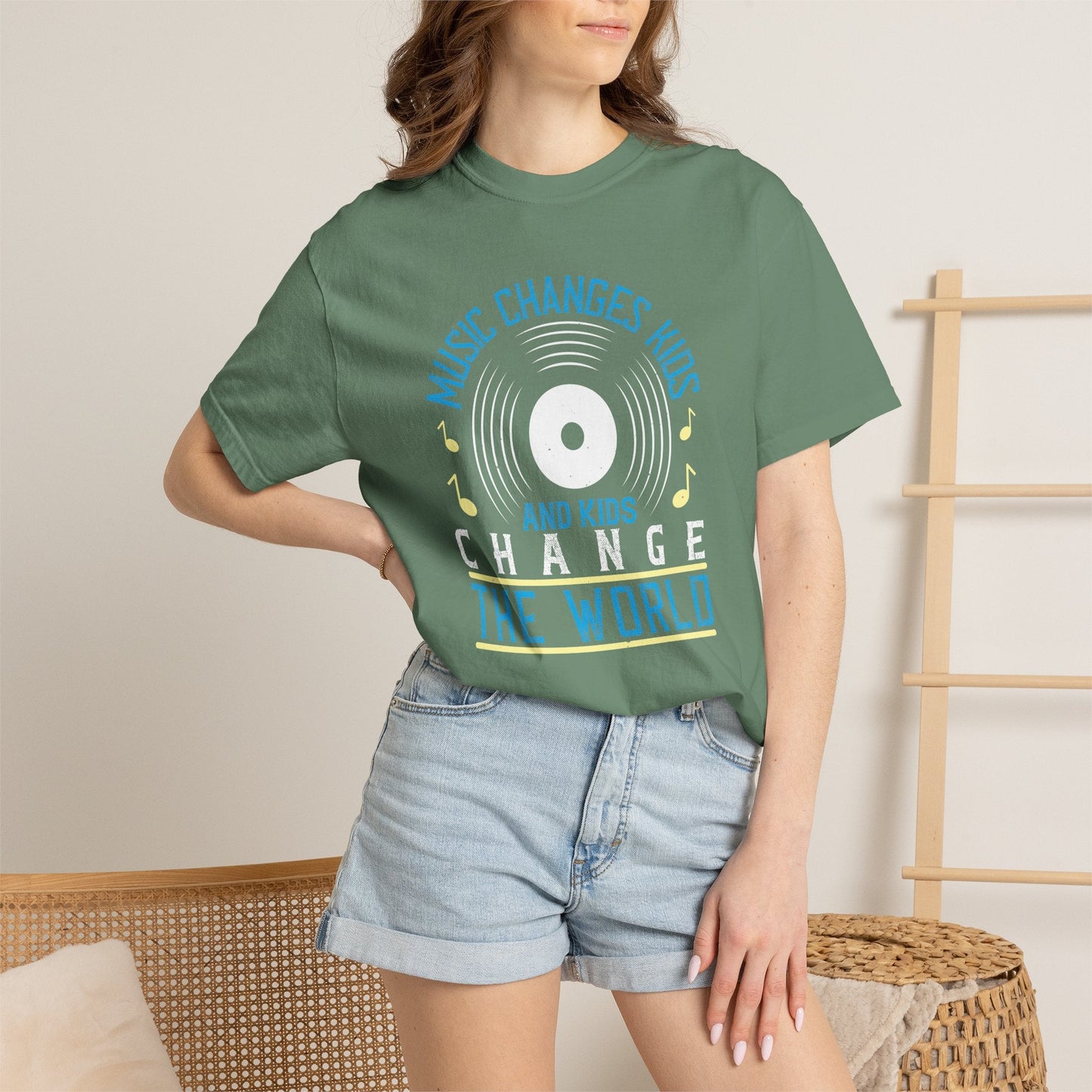 Music Graphic Design Unisex Cotton T-shirt m22