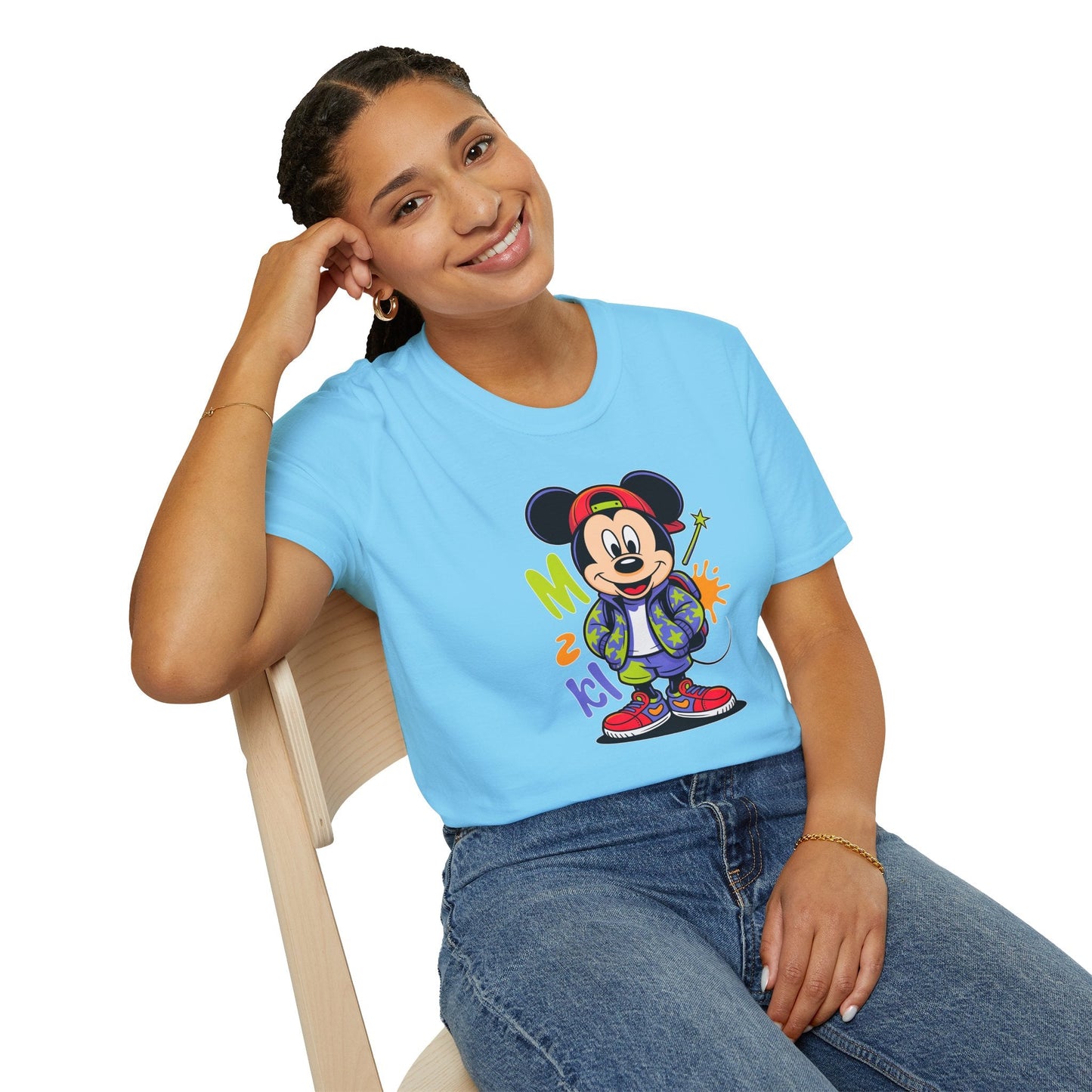 Cartoon T Shirt With Animation Design Unisex Gildan Softstyle 64000 Tee For Funny Animals