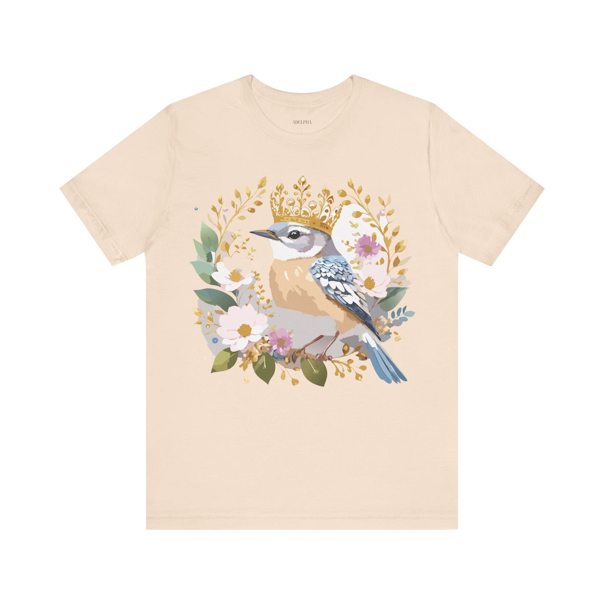 Medallion Graphic Unisex Cotton Bella+Canvas Tee with Art Design d50