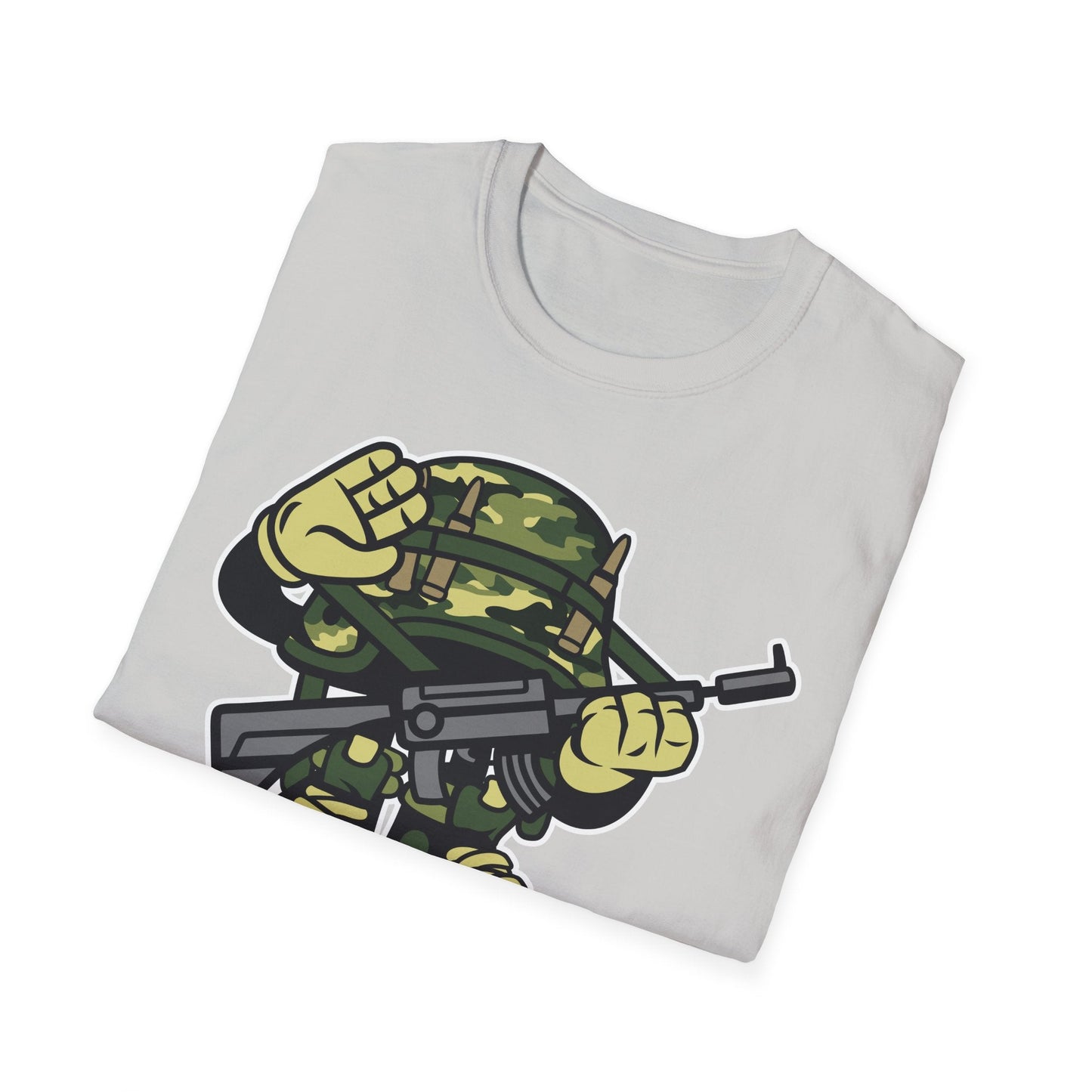 Cartoon T Shirt Animation Tee Funny Art Design Unisex Softstyle 64000 Lightweight Cotton Tee