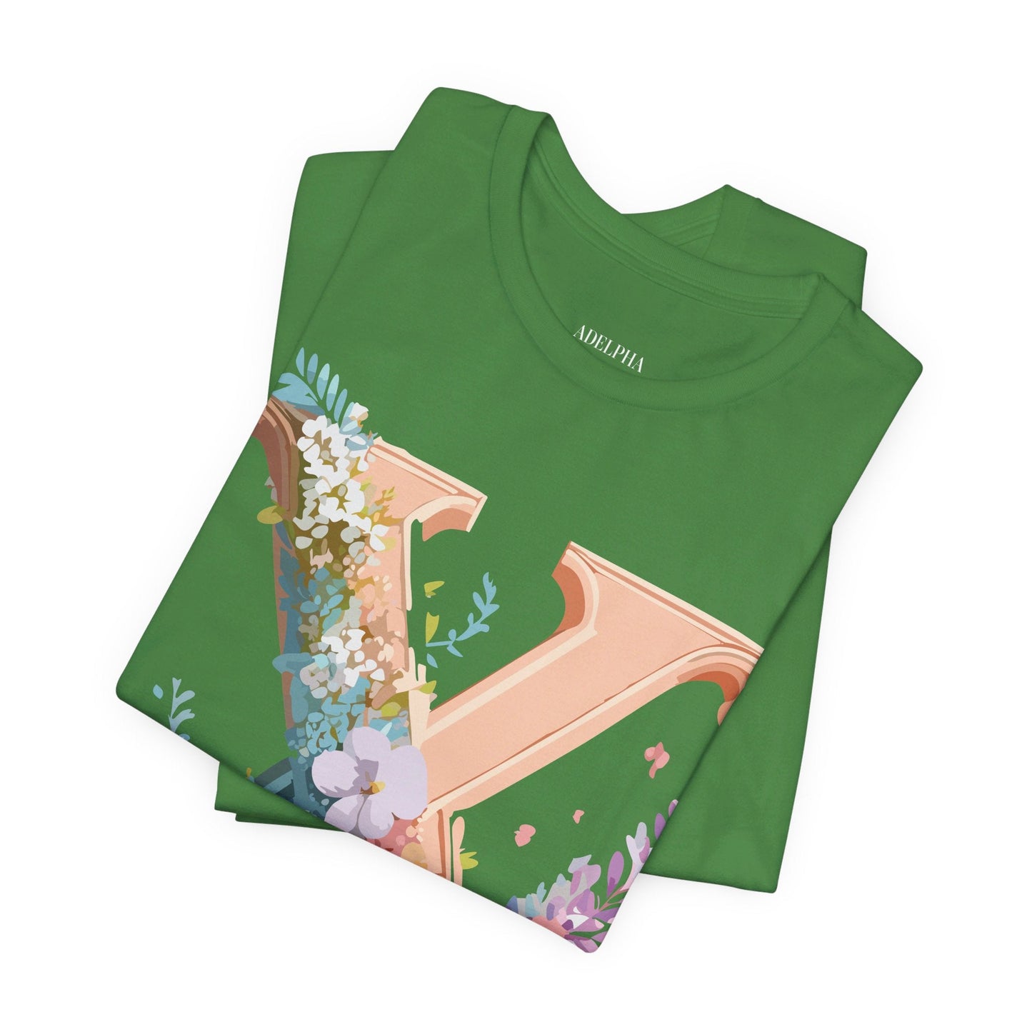 Letter X Shirt Graphic Tee Unisex Short Sleeve Vintage Inspired Adelpha Art Design