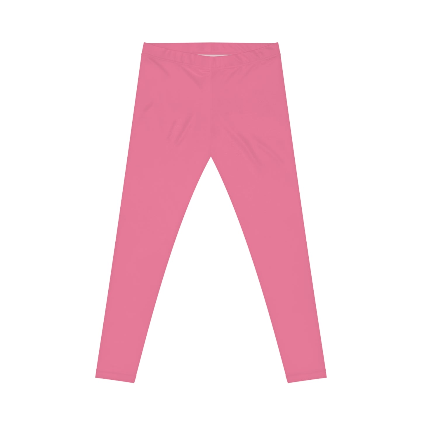 Petal Rouge Rose Color Women's Poly-Span Casual Leggings XS-2XL