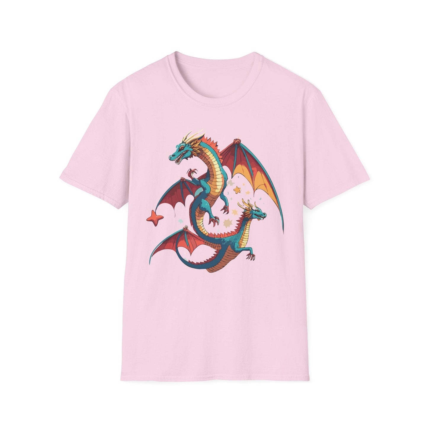 Dragon Graphic Unisex 100 Cotton Tee with Animal Artwork Design 14