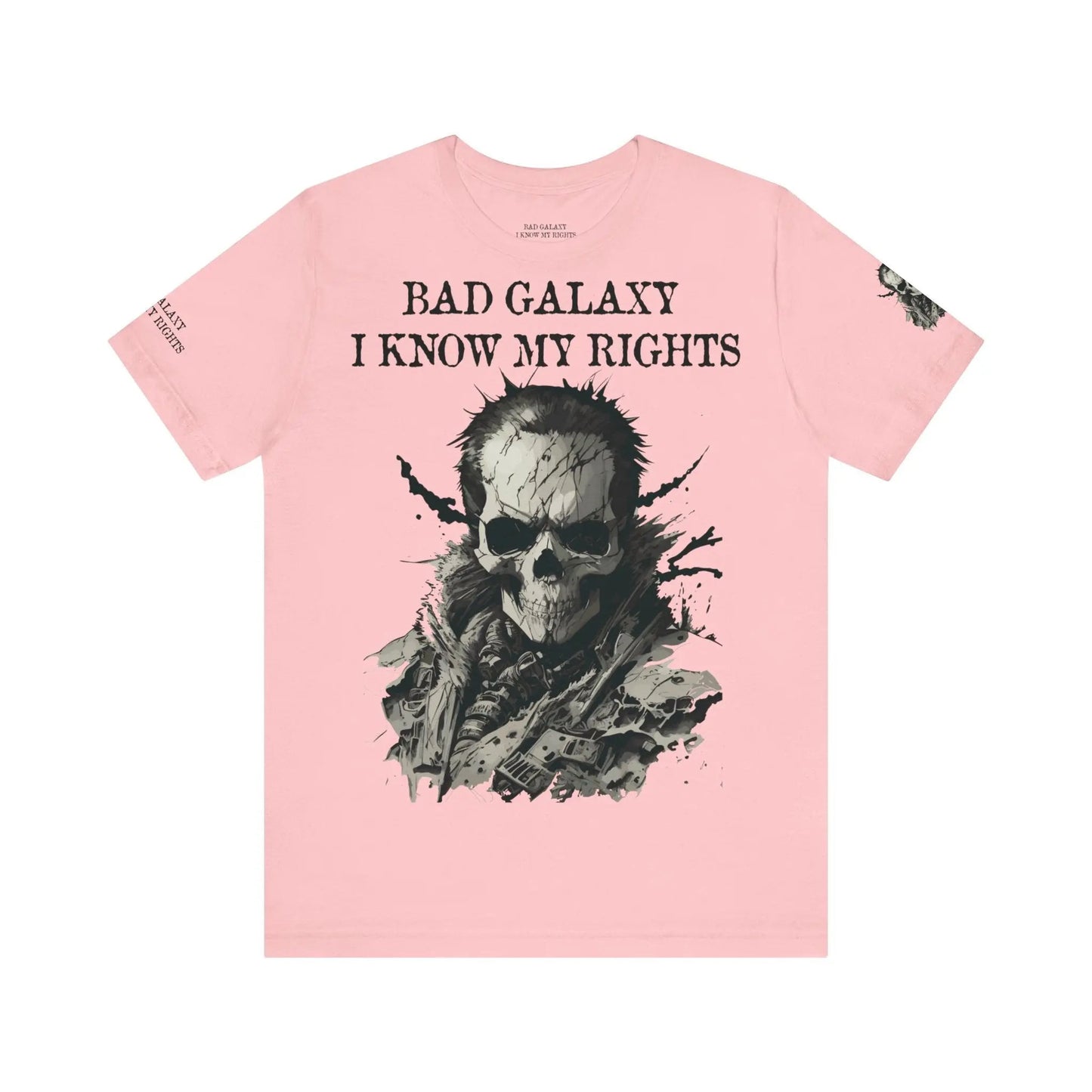 Skull T Shirt From Bad Galaxy Made To Order Cotton Tee With Eco Friendly Inks USA
