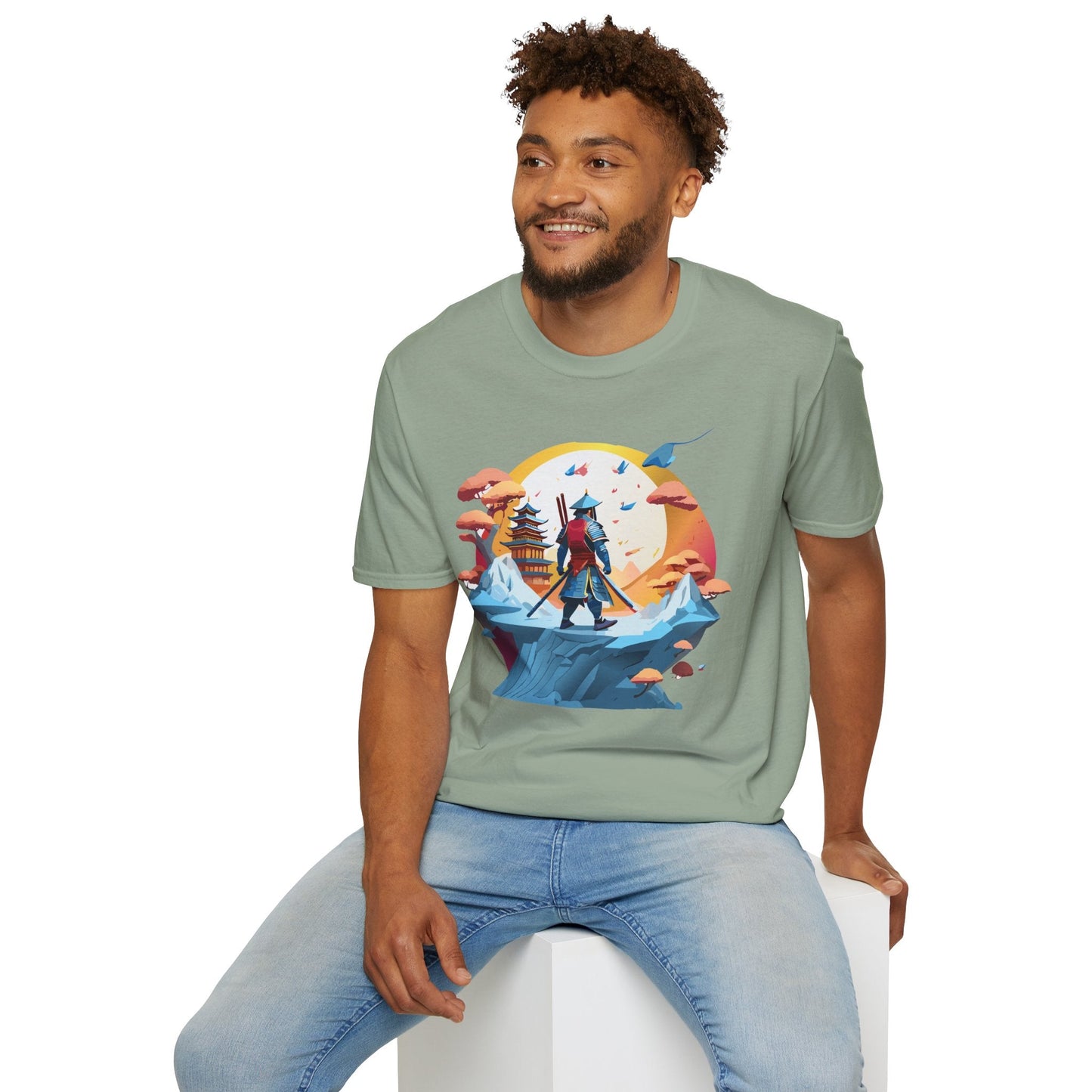 Samurai Shirt Unisex T Shirt Softstyle 64000 Gildan Tee For Everyday Comfort Durable Breathable