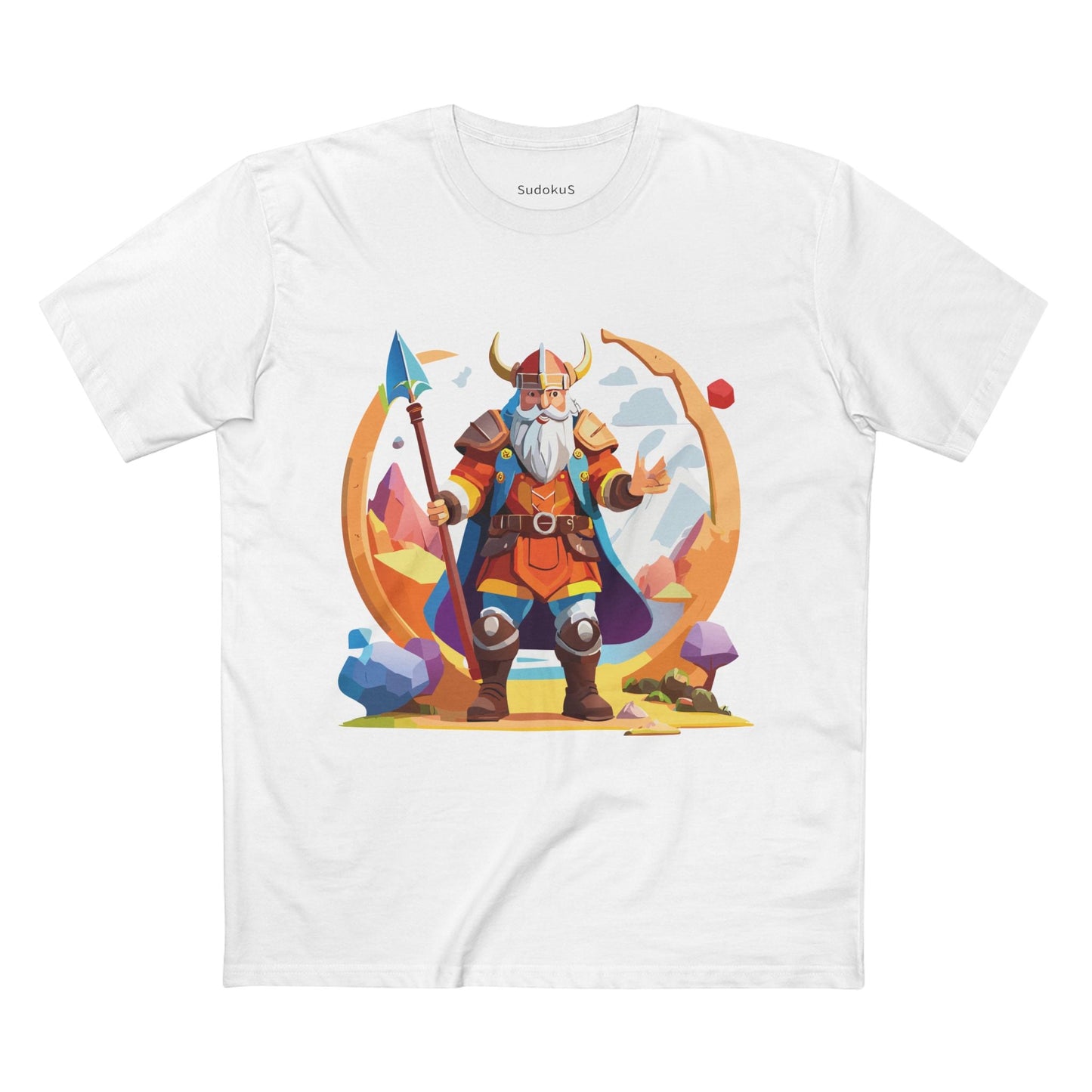Viking Graphic Unisex 100 Cotton Staple Tee 9