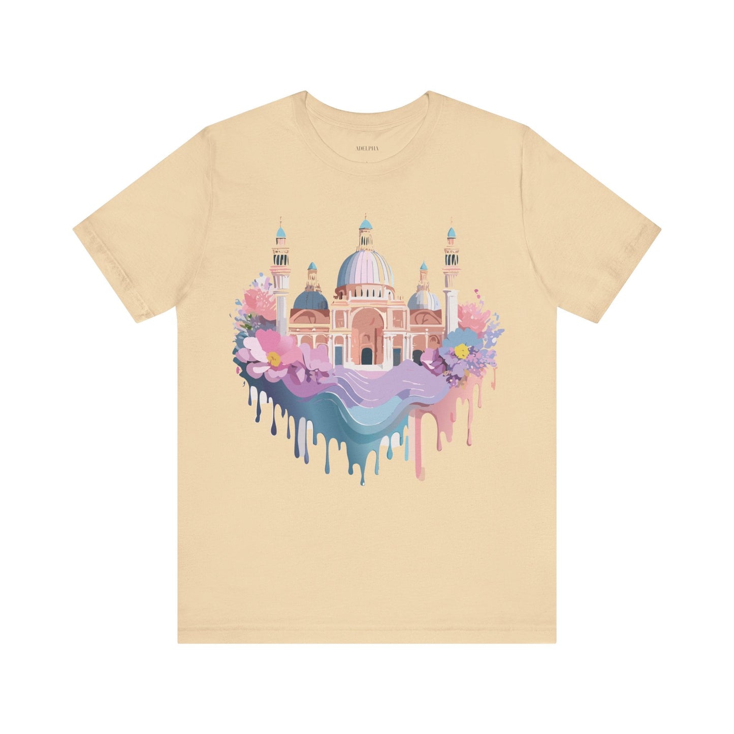 Venice Tourist Graphic Tee Unisex Jersey Short Sleeve Art By Vintage Style