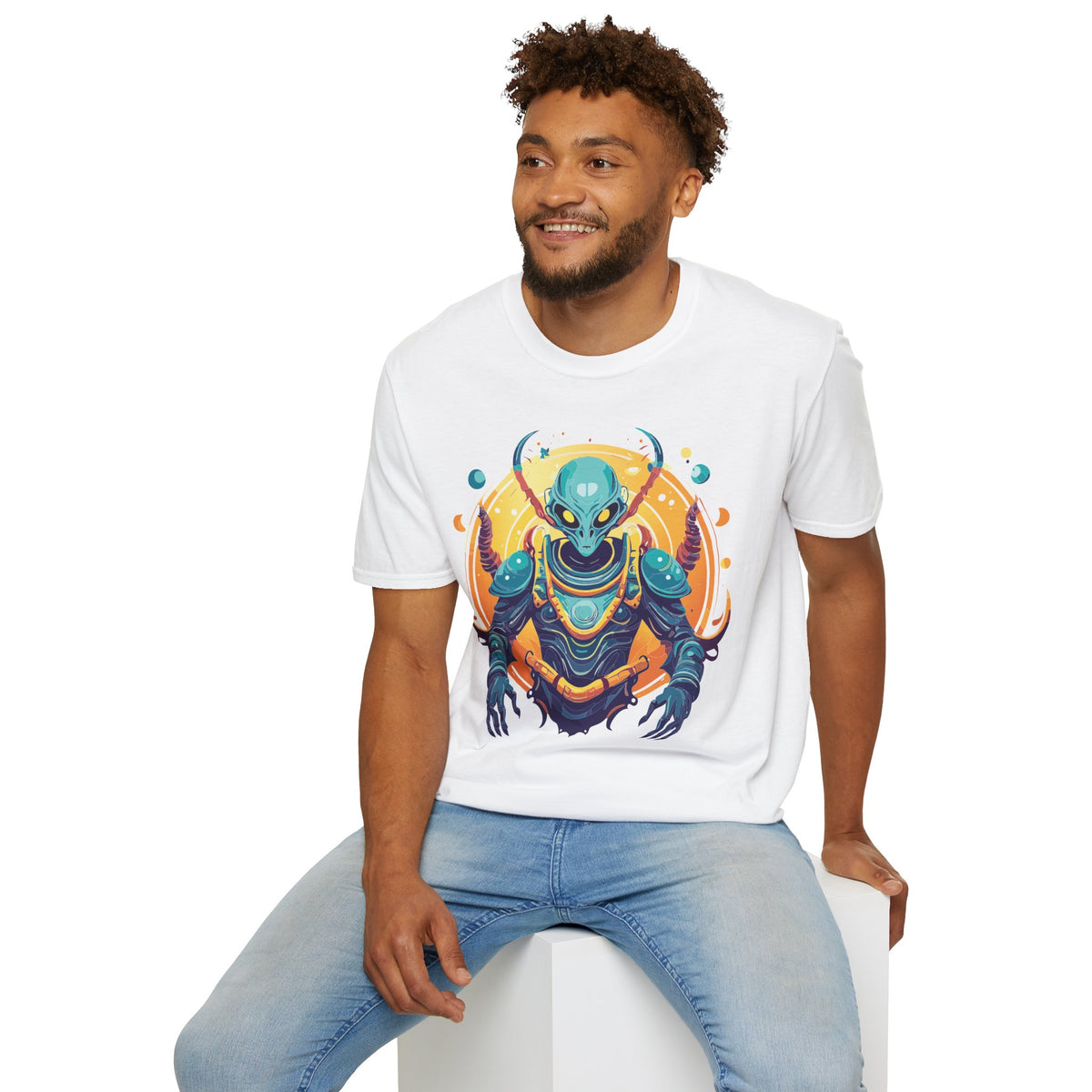Alien Cosmos Graphic Tee Gildan Unisex 100 Cotton Tee Shirt a5