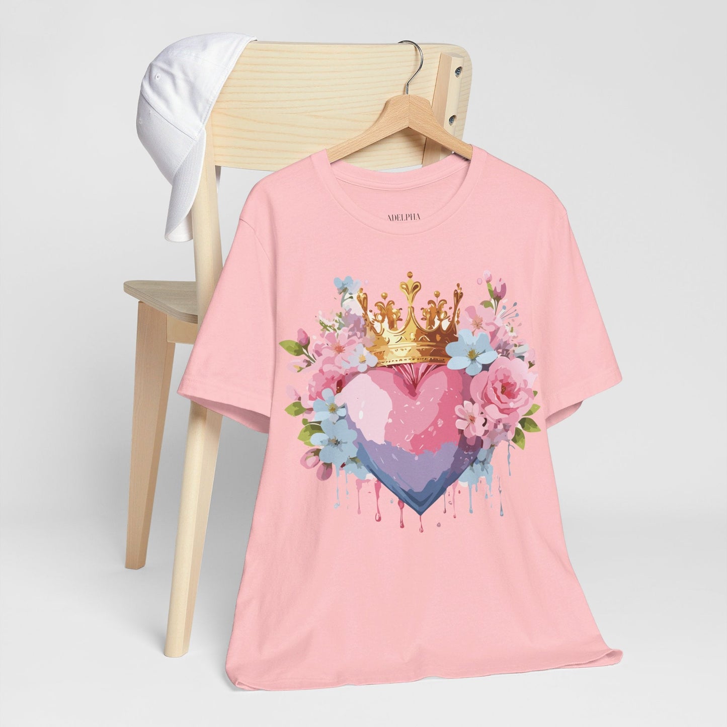 Valentine Graphic Tee Unisex Jersey Short Sleeve Adelpha Vintage Inspired Artwork