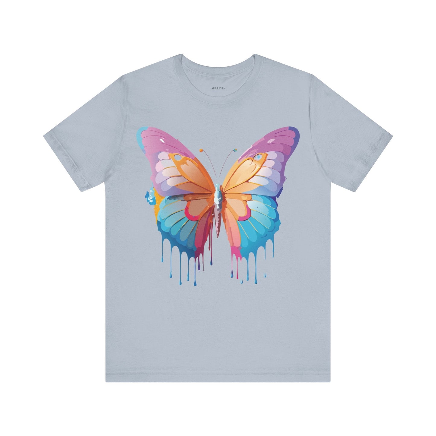 Butterfly Graphic Unisex 100 Cotton Lightweight Vintage Design Jersey Tee 91