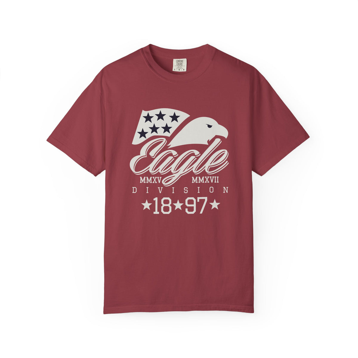 Bald Eagle Division Retro College League Unisex Comfort Colors Garment-Dyed Heavyweight 100 Cotton Art Design T-Shirt w16