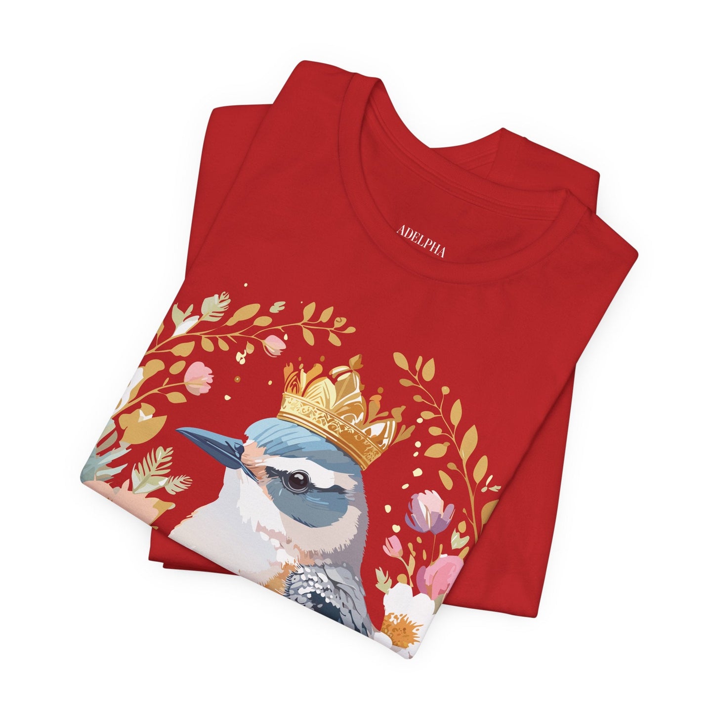 Adelpha Medallion Graphic Tee Unisex Short Sleeve Vintage Inspired Art Design Apparel