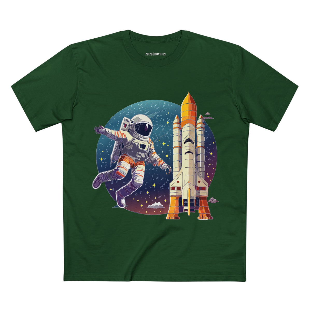 Cosmos Astronaut Graphic Tee Staple Unisex 100 Cotton Tee Shirt - CS-25