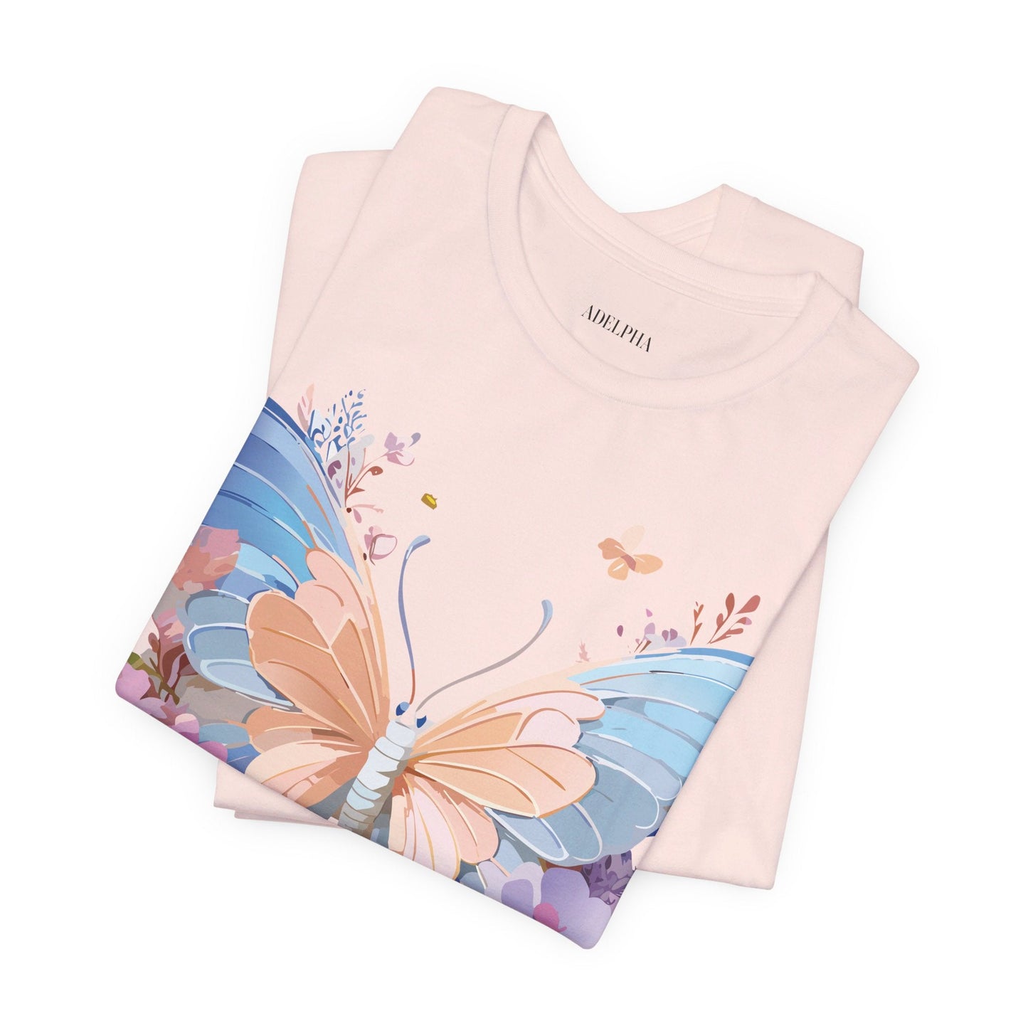 Butterfly Graphic Tee Unisex Jersey Short Sleeve Art Design Adelpha