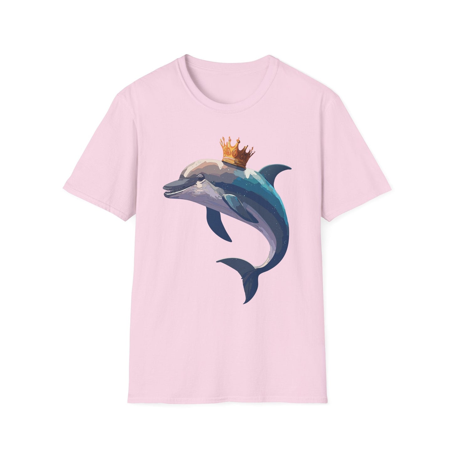 Dolphin Shirts Unisex Gildan Softstyle 64000 100 Percent Cotton Tee For Animal Lovers