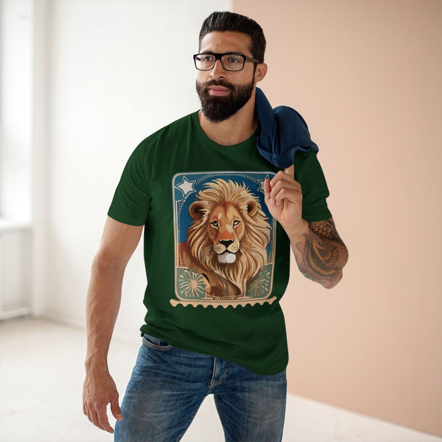 Stamp Shirt Postage Stamp Graphic Tee Unisex Premium Cotton Retro2Nova Original Art Design PS 52