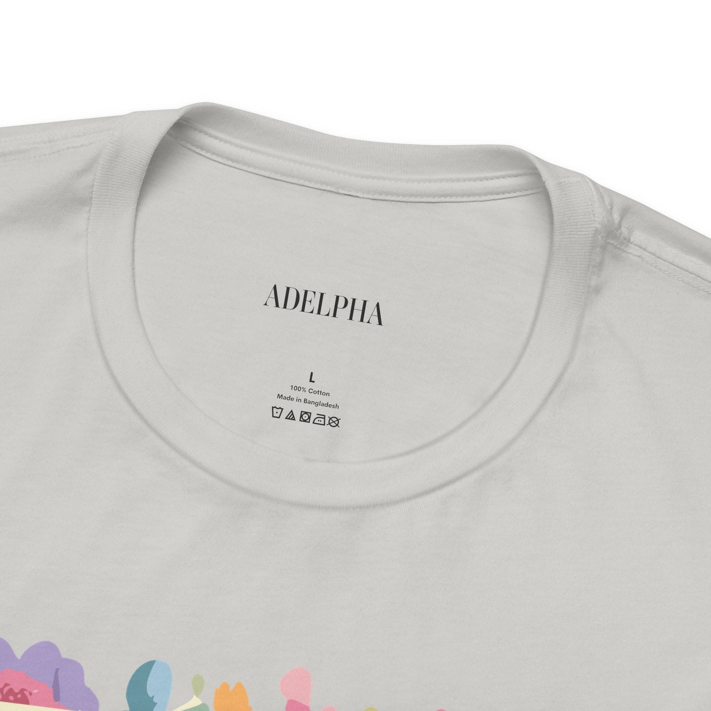 Adelpha Letter R Graphic Tee Unisex Short Sleeve Vintage Style Art Design Artwork Premium Fit