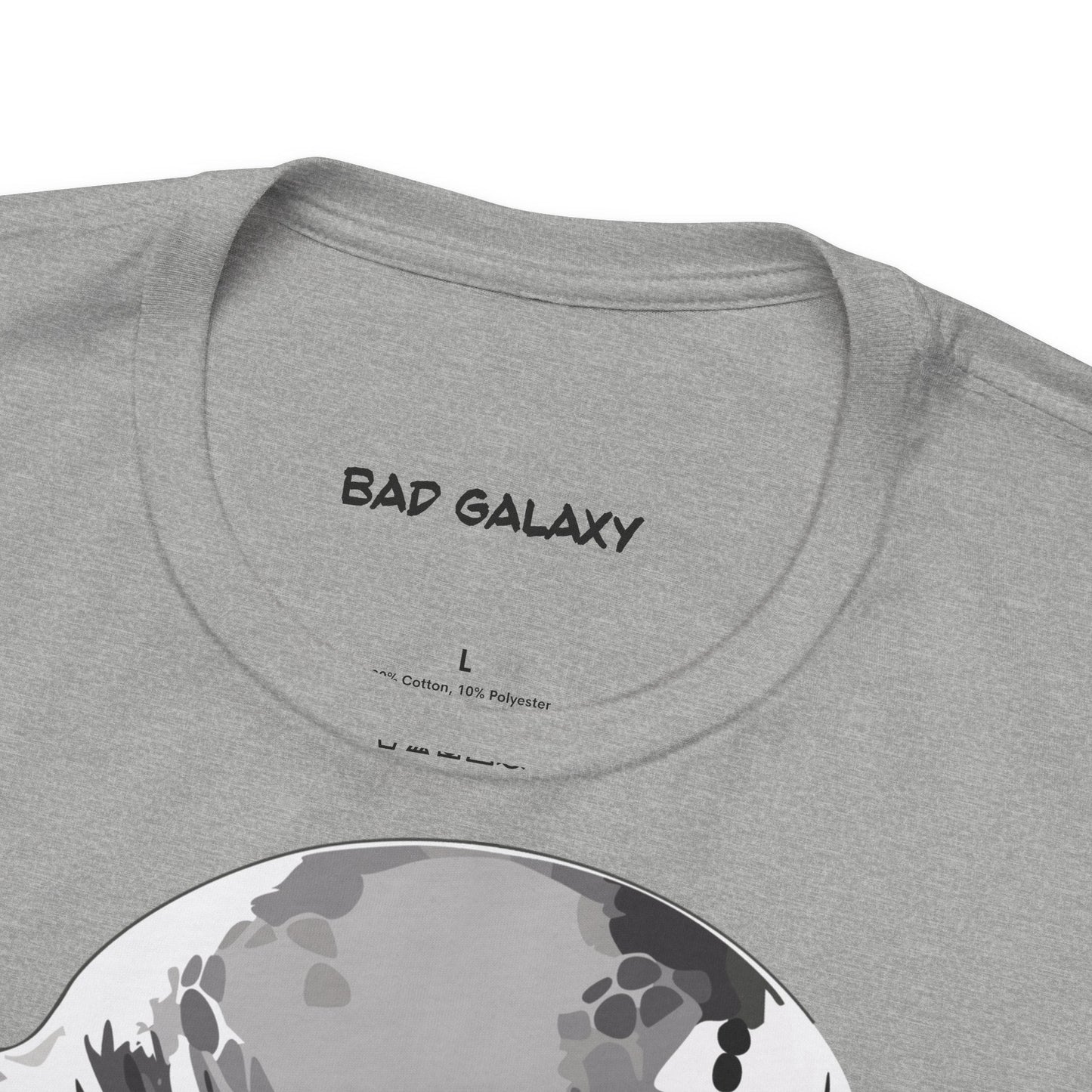 Alien Tee Shirt From Bad Galaxy Made To Order 100 Percent Cotton Eco Friendly Inks USA Designed