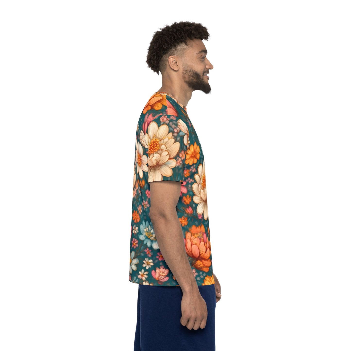 Unisex Floral Shirt, Floral Tee Shirt, Floral T-Shirt, T Shirt with Flowers 8