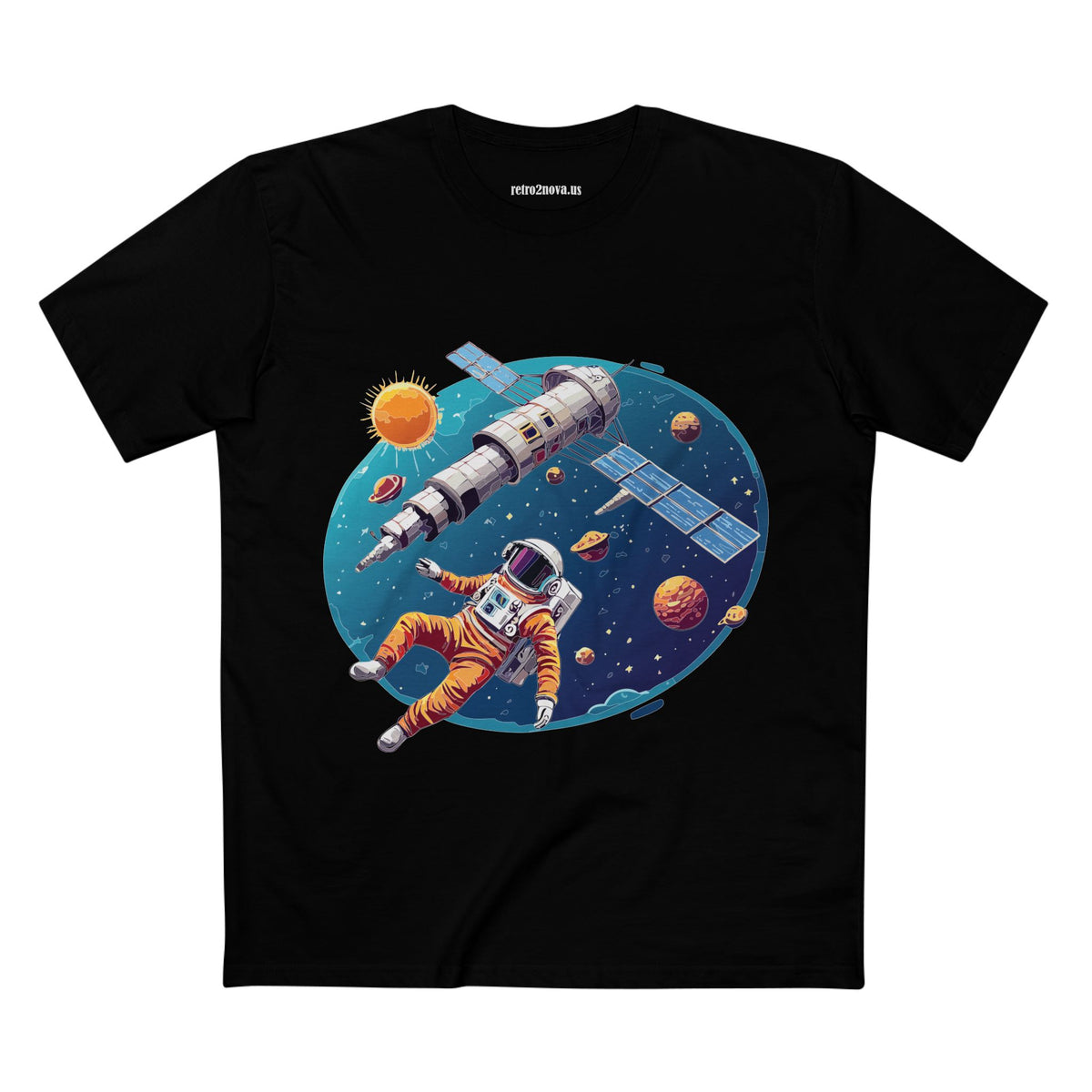 Cosmos Astronaut Graphic Tee Staple Unisex 100 Cotton Tee Shirt - CS-23