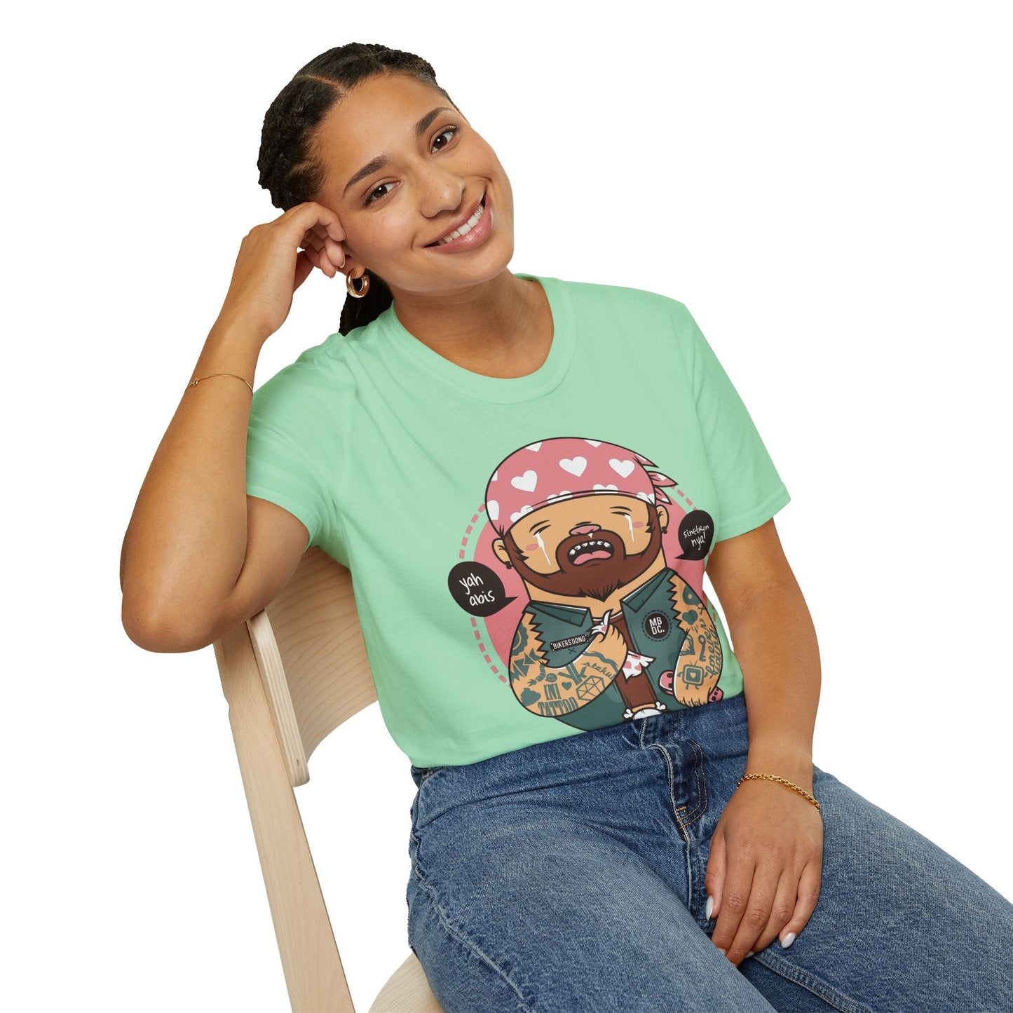Cartoon Animation T Shirt Unisex Softstyle 100 Percent Ring Spun Cotton Comfort Tee