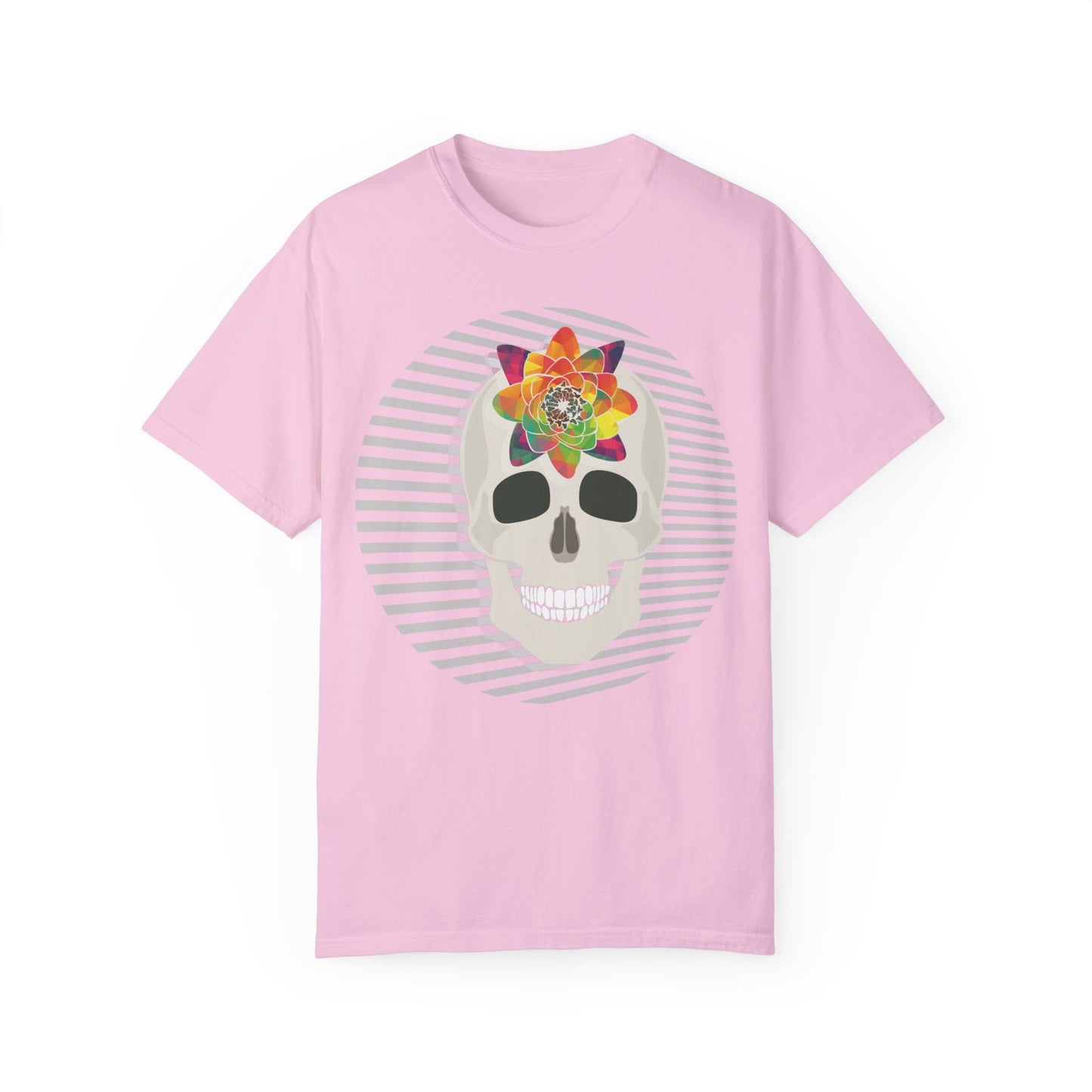 Unisex Cotton Tee Shirt with Skull