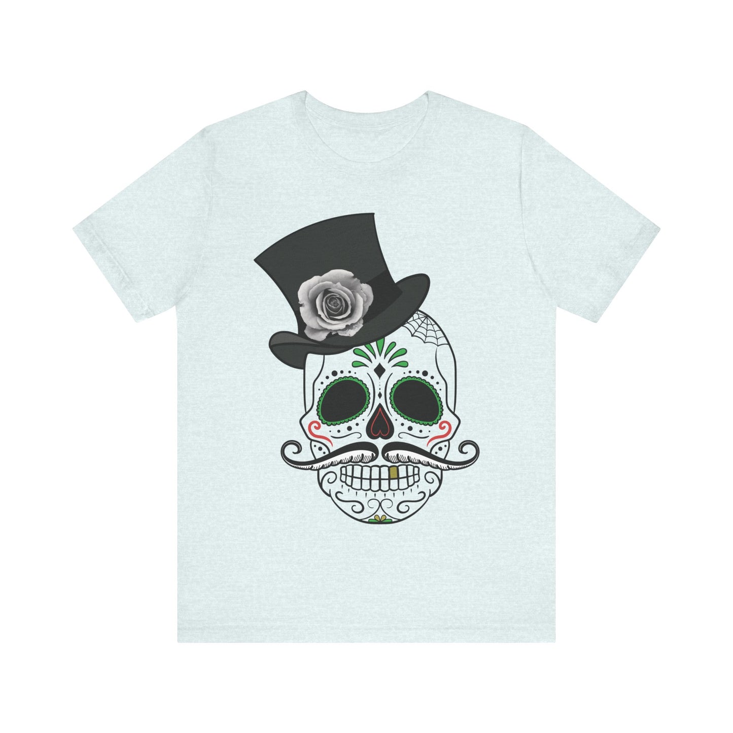 Unisex-T-Shirt aus Baumwolle mit Totenkopf