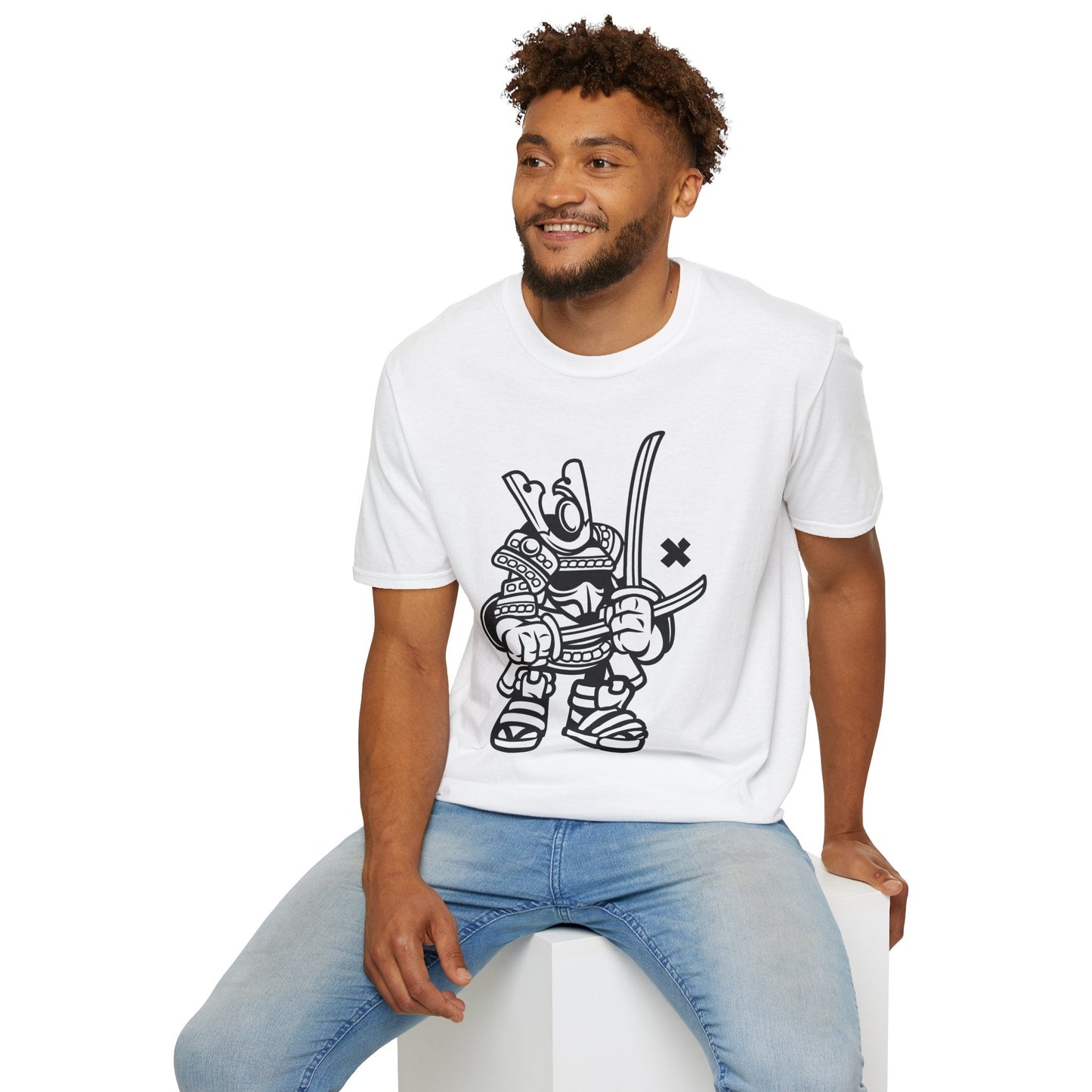 Cartoon T Shirt Unisex Animation Tee Funny Tee Gildan Softstyle 64000 100 Percent Cotton