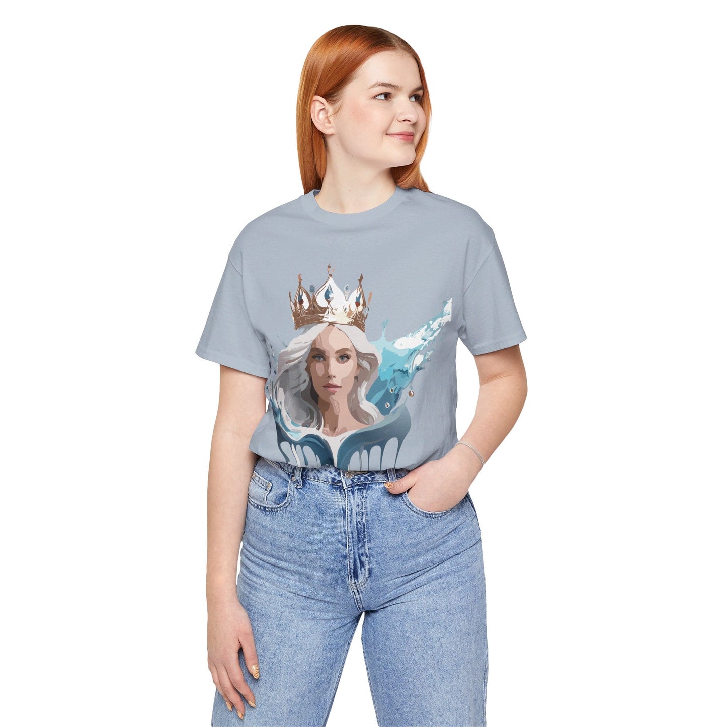 Queen Graphic T Shirt By Adelpha Unisex Jersey Short Sleeve Vintage Inspired Art Tee