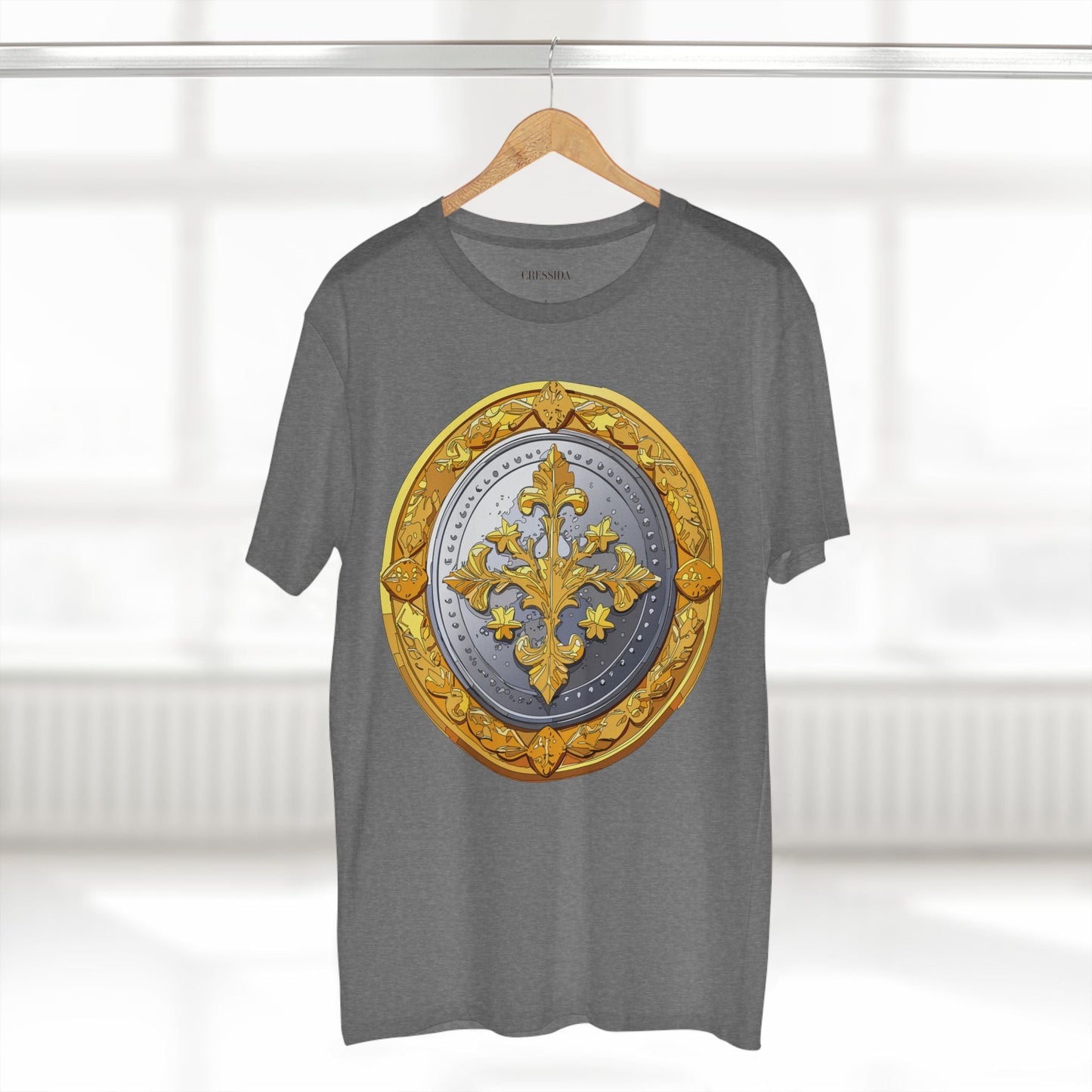 Antique Gold Coin Graphic Design T-Shirt Unisex 100 Cotton With Golden Print Artwork Tee 21