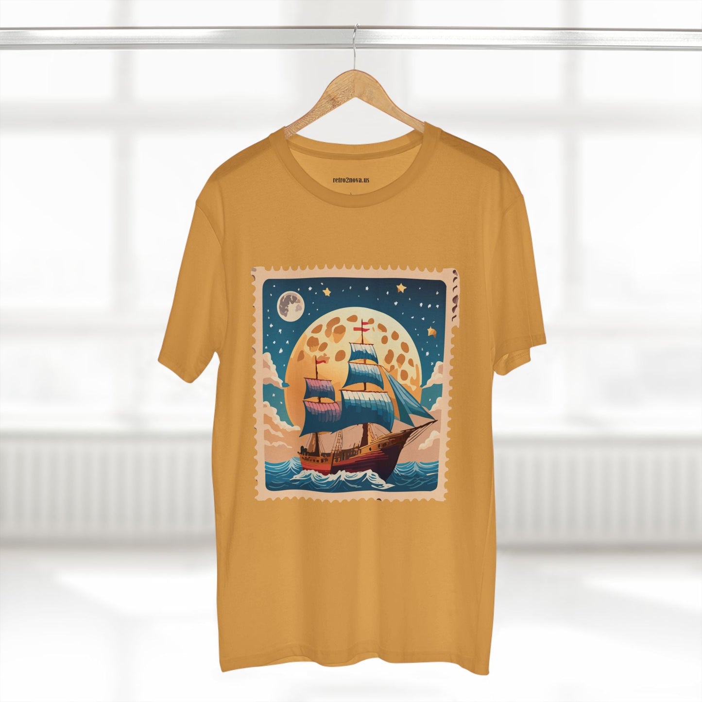 Stamp Shirt Postage Stamp Tee Unisex Premium Cotton with Original Art Design Retro2Nova