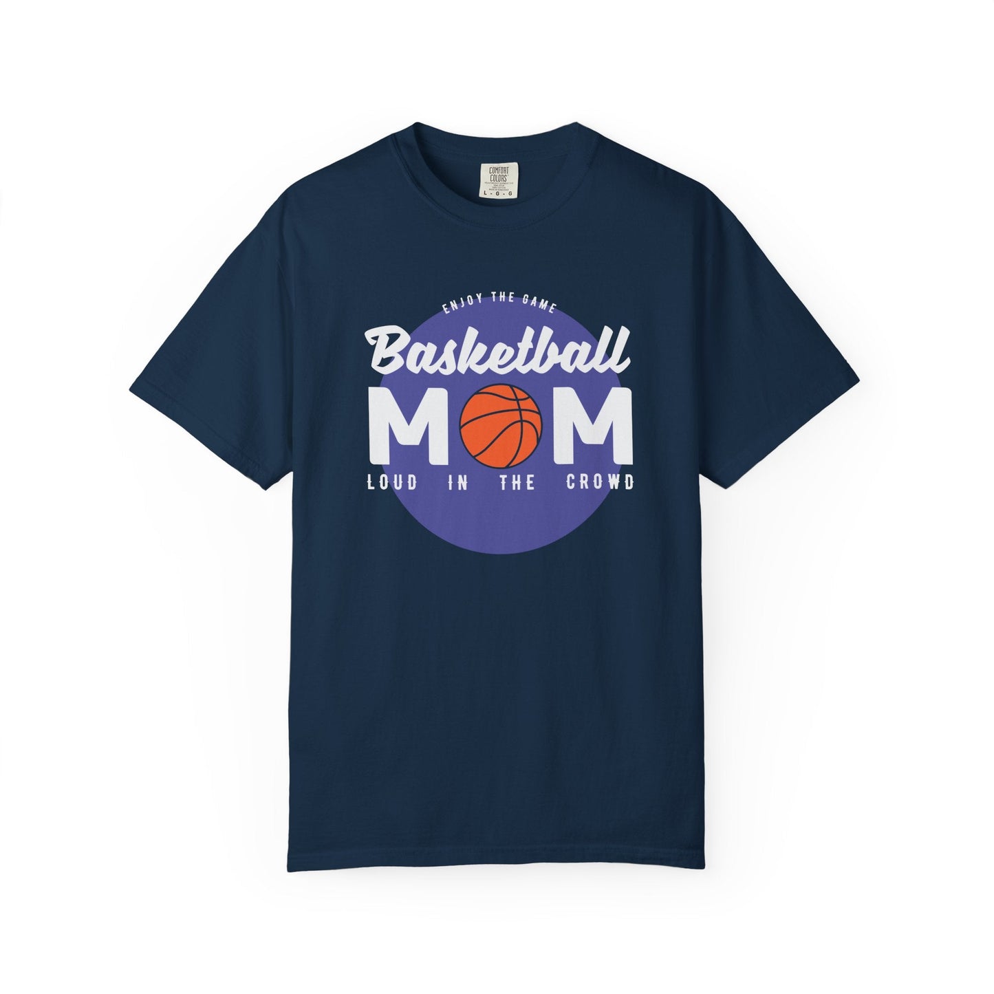 Basketball Mom T-shirt Mother's Day Mama Tee Unisex Comfort Colors Garment-Dyed Cotton h31