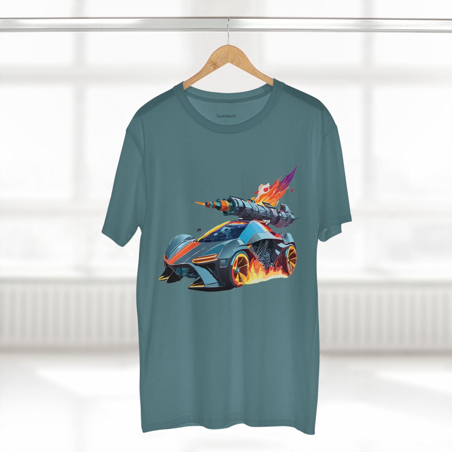 Car Graphic Unisex 100 Cotton Staple Tee 17