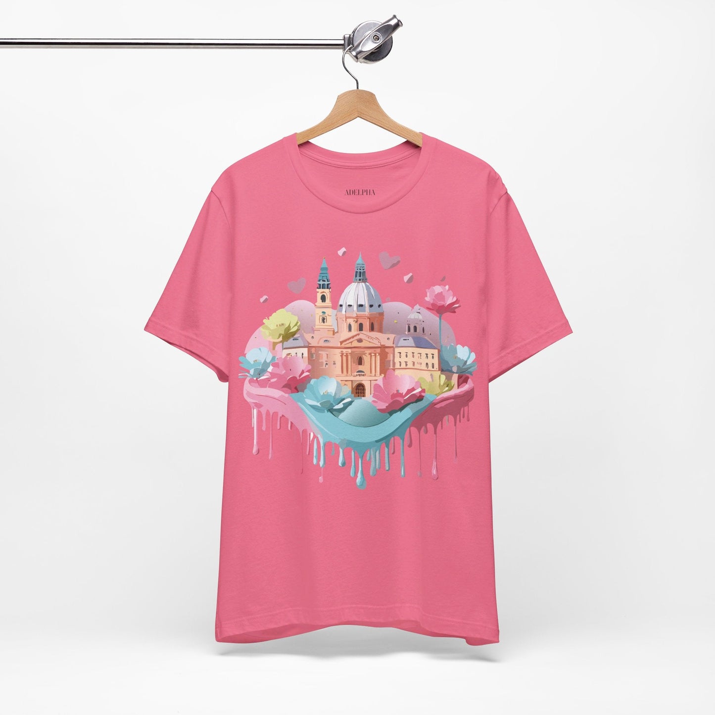 Prague Tourist Shirt Unisex Graphic Tee With Vintage Inspired Artwork By Adelpha