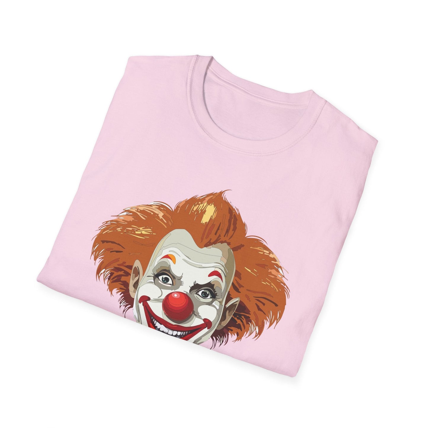 Clown Shirt Unisex Funny Man Circus Tee Softstyle Gildan 64000 Short Sleeve Shirt Premium