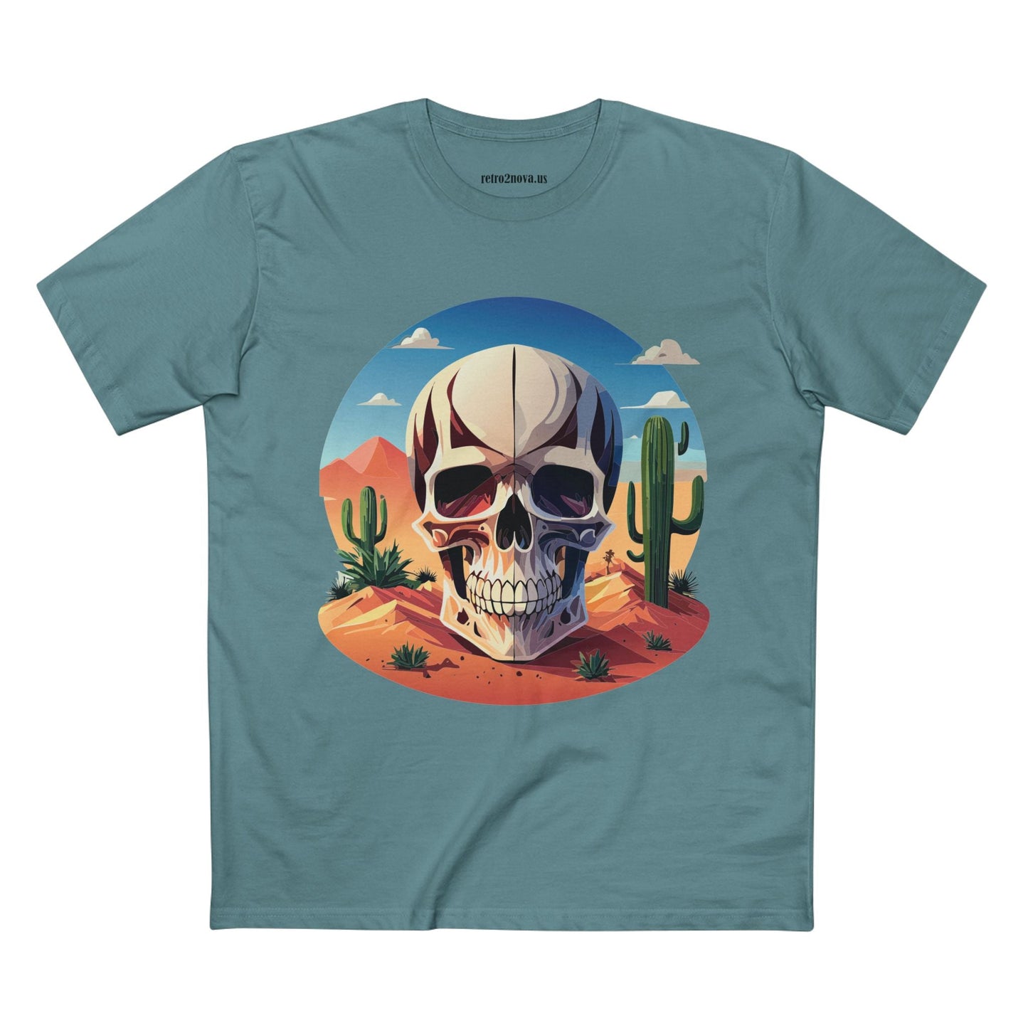 Skull Shirt Unisex Skeleton Tee Premium Cotton With Original Art By Retro2Nova Official