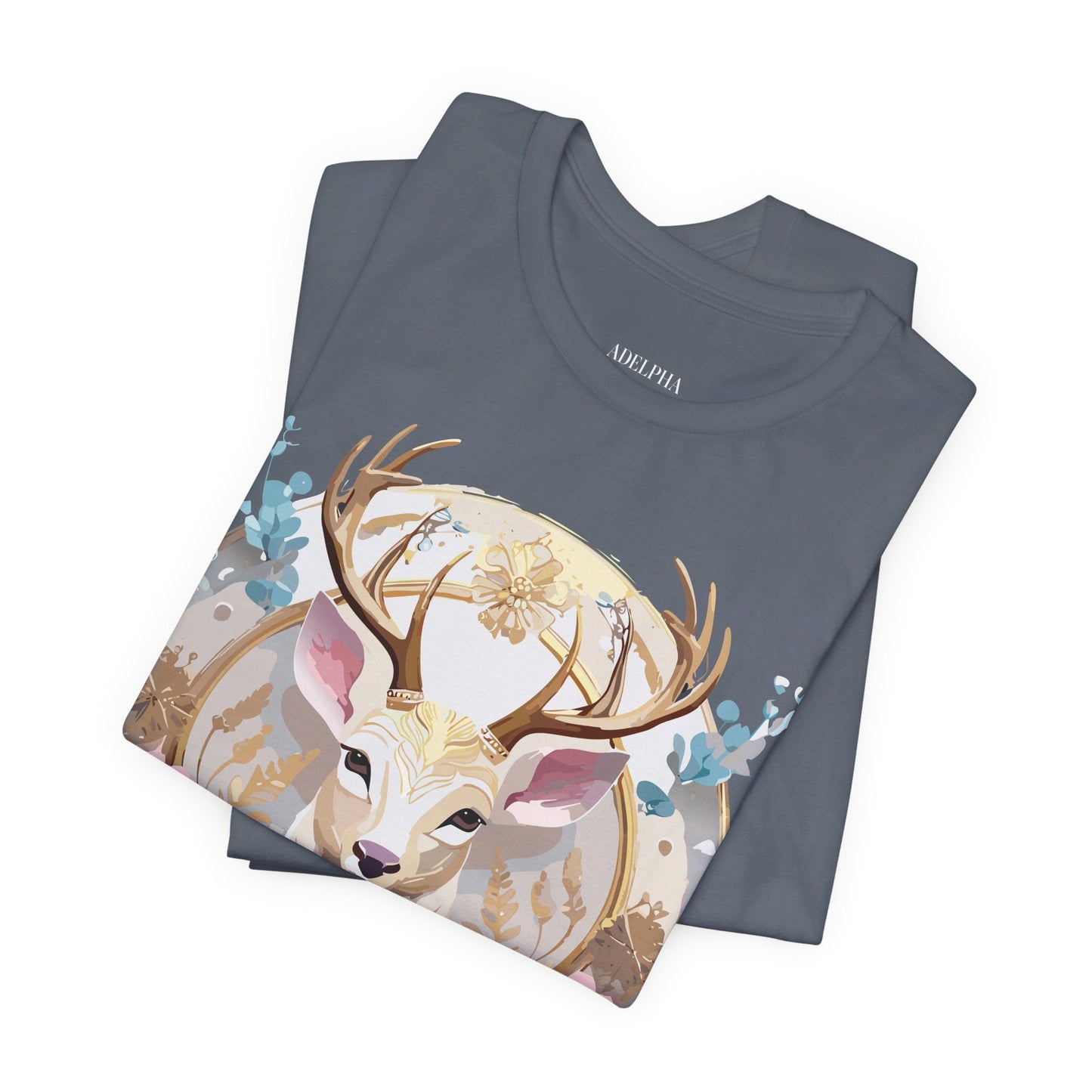 Adelpha Medallion Graphic Tee Unisex Short Sleeve Vintage Inspired Premium Art Design