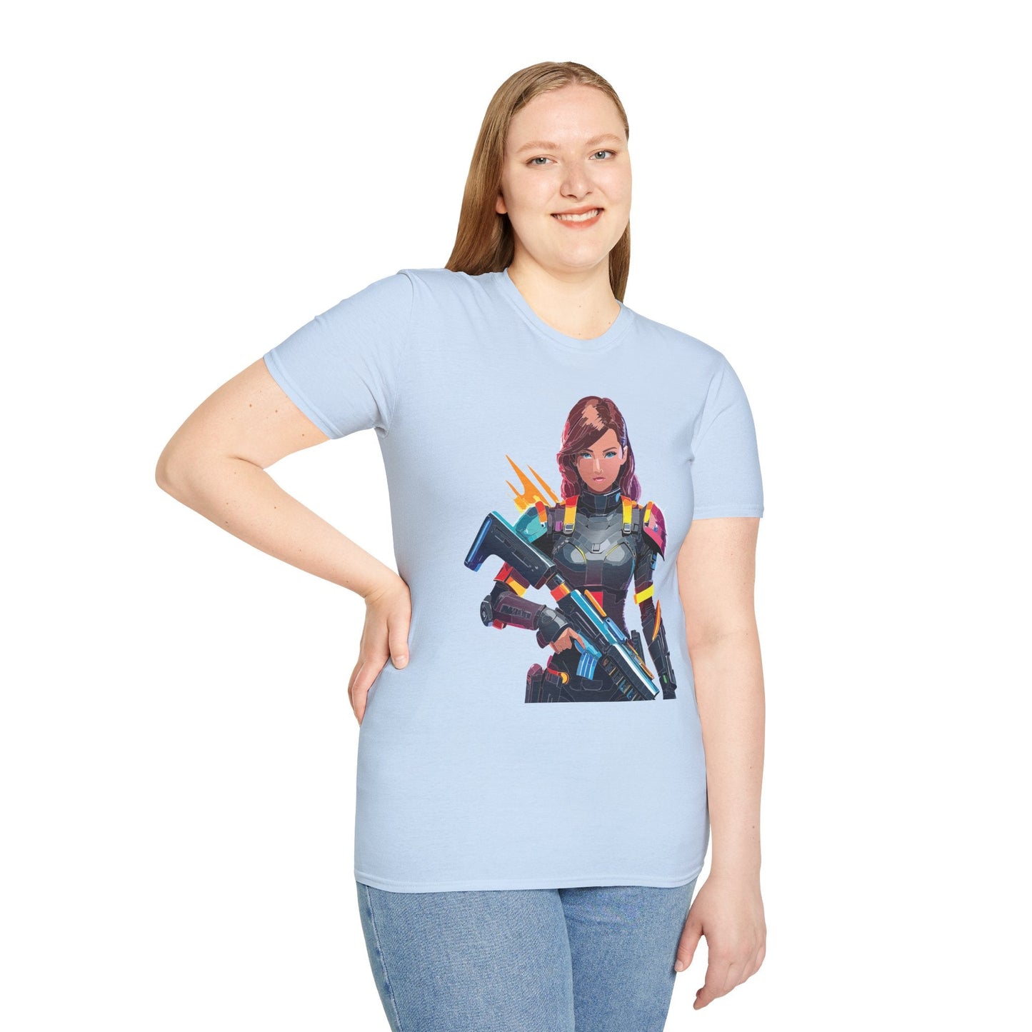 Robocop T Shirt Unisex Gildan Softstyle 64000 100 Percent Ring Spun Cotton Tee Casual Wear