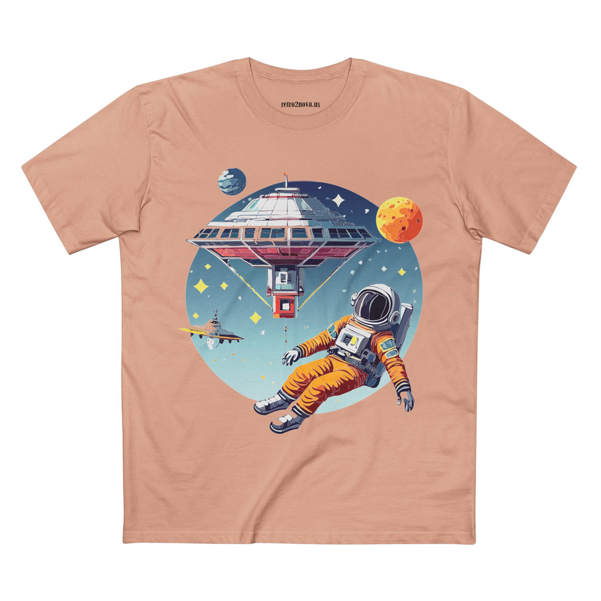 Cosmos Astronaut Graphic Tee Staple Unisex 100 Cotton Tee Shirt - CS-16