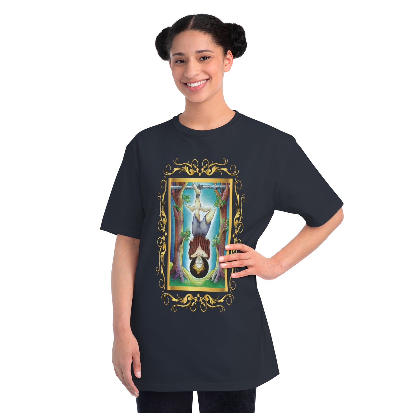 T-Shirt aus Bio-Baumwolle, Unisex, mit Tarotkarten