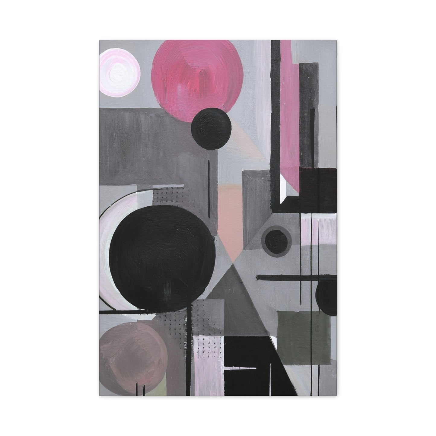 Abstract Geometric Painting Print Canvas 20x24,20x30,24x30 24x32,24x36,30x40 32x48,36x48,40x60 Pine-Wood Inner Frame ABS-42