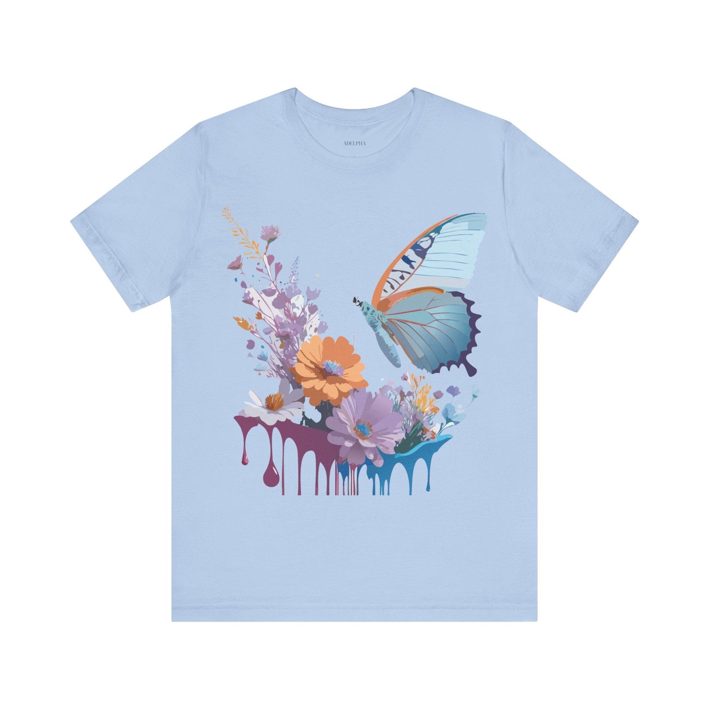 Adelpha Vintage Inspired Graphic Tee Unisex Short Sleeve Artwork