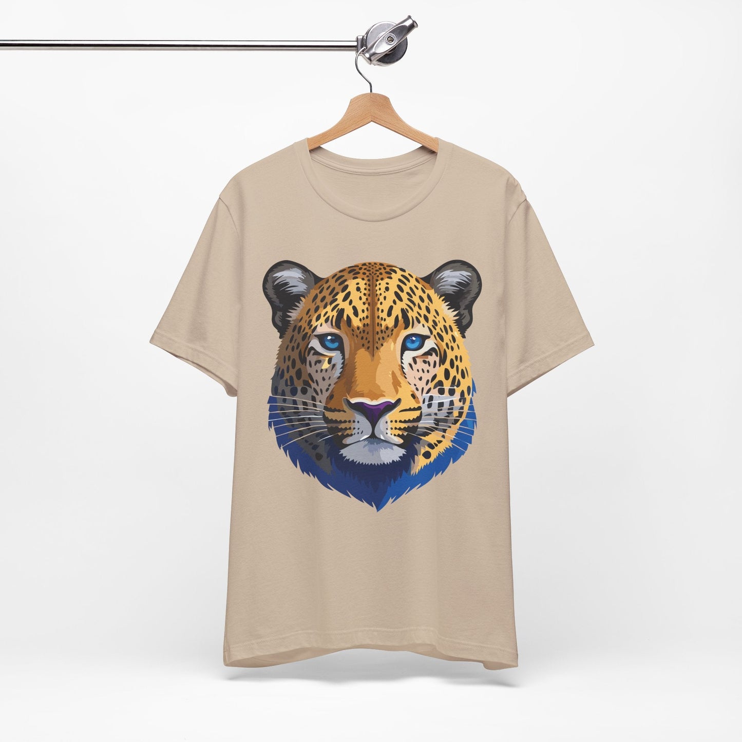 Unisex Animal Graphic Tee Shirt With Wildlife Art Design For Everyday Comfort Short Sleeve