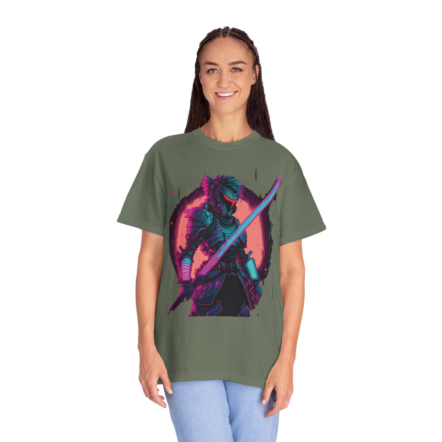 Unisex T-shirt with Knight in Armor