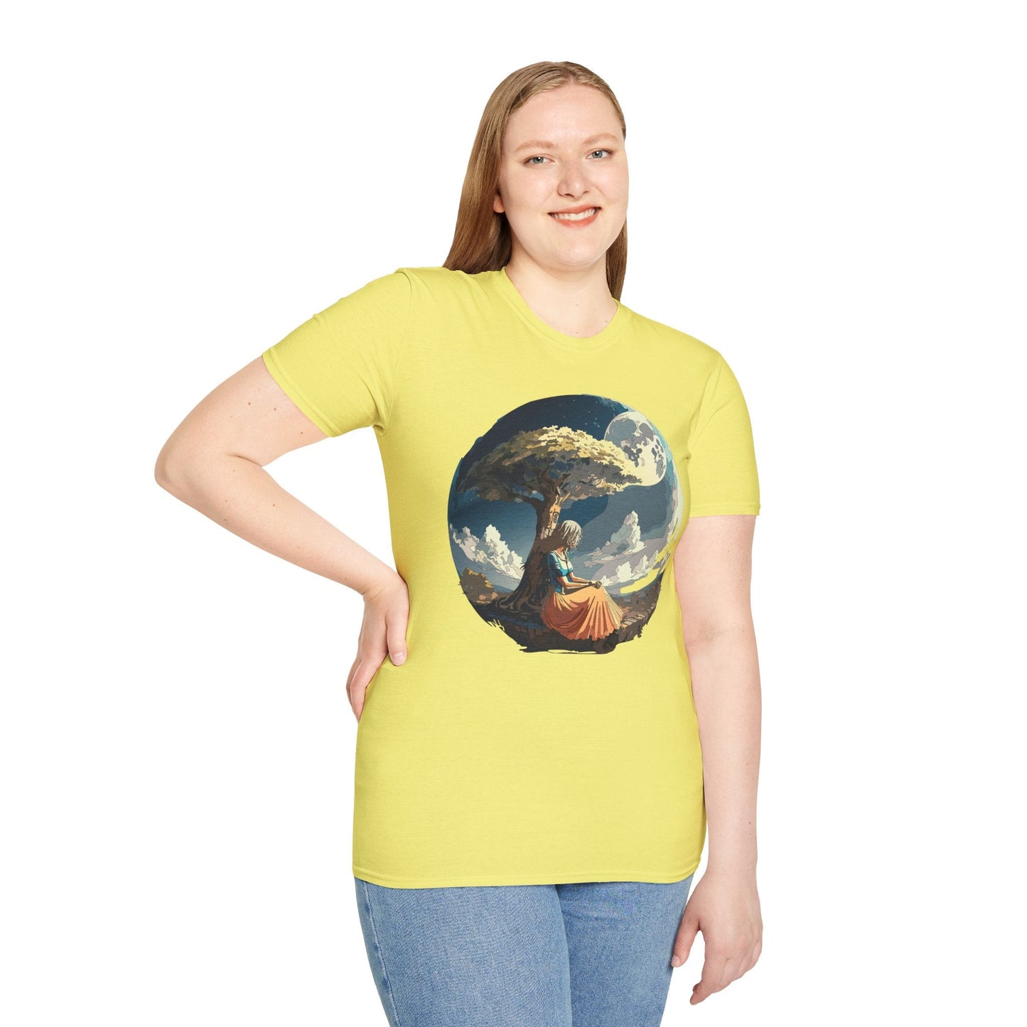 Unisex Graphic T Shirt Art Design Tee Softstyle 64000 Ring Spun Cotton Comfortable