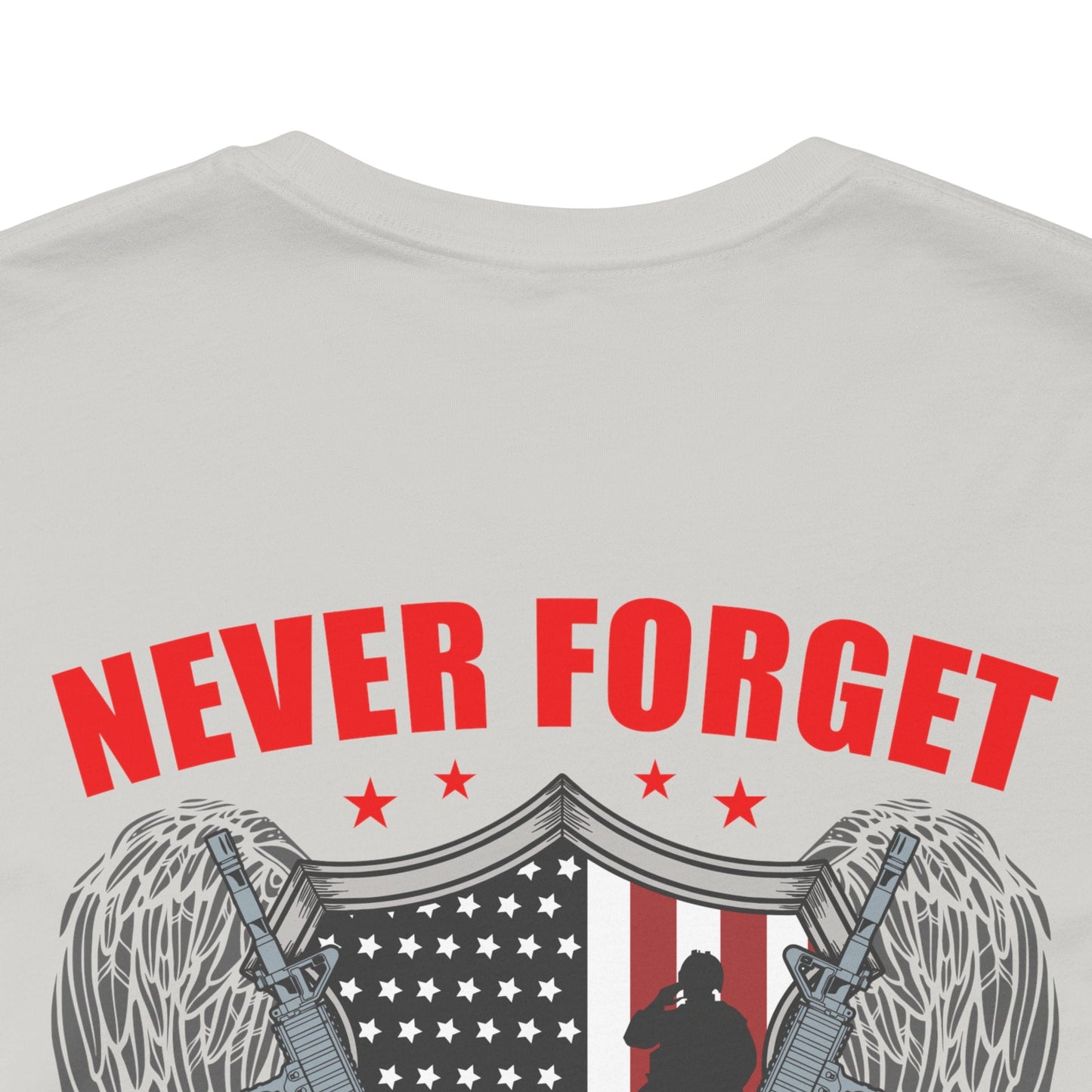 Army Veteran Patriotic Graphic Design Unisex Cotton T-Shirt v39