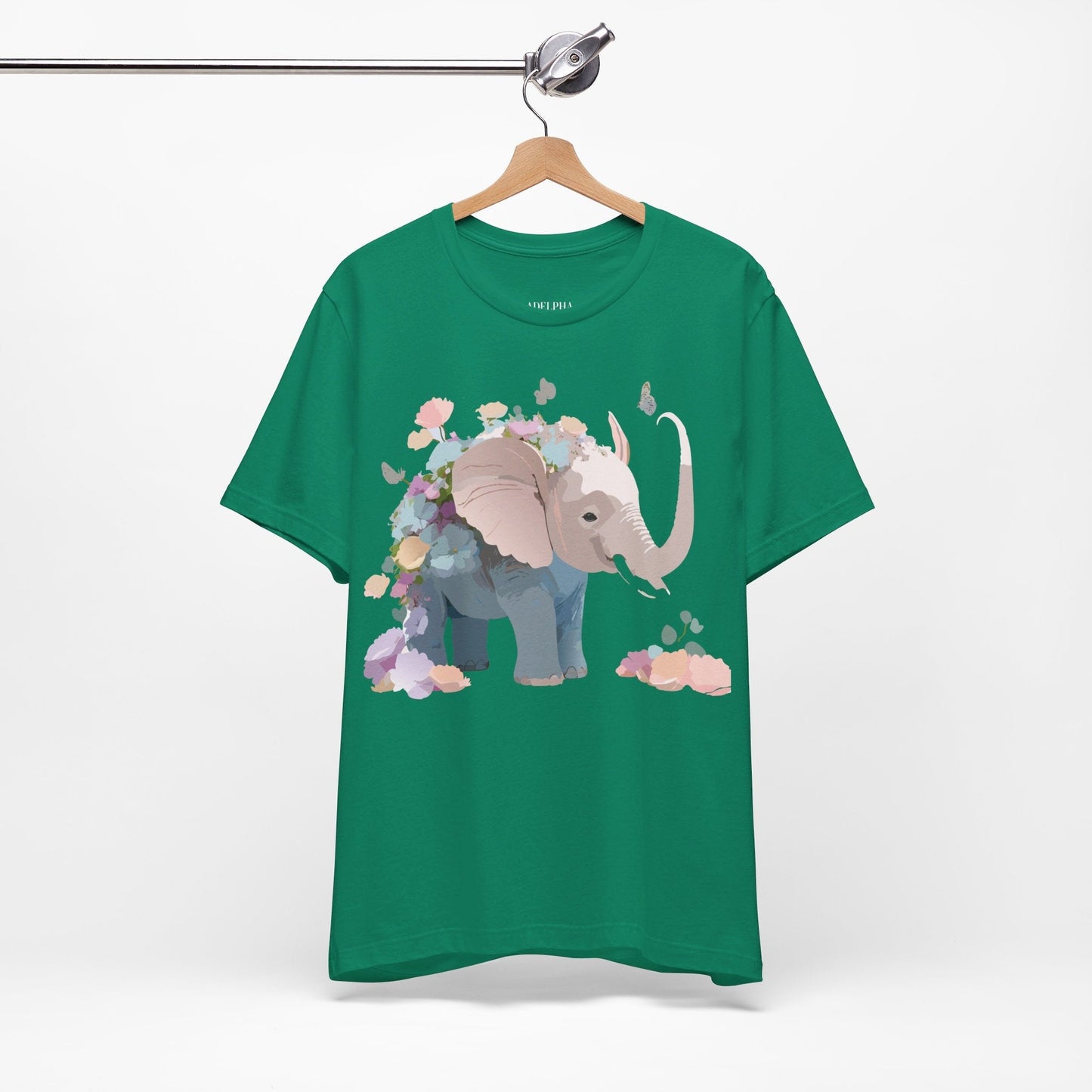 Elephant Graphic Tee Unisex Vintage Inspired Artwork Premium Adelpha Jersey Short Sleeve