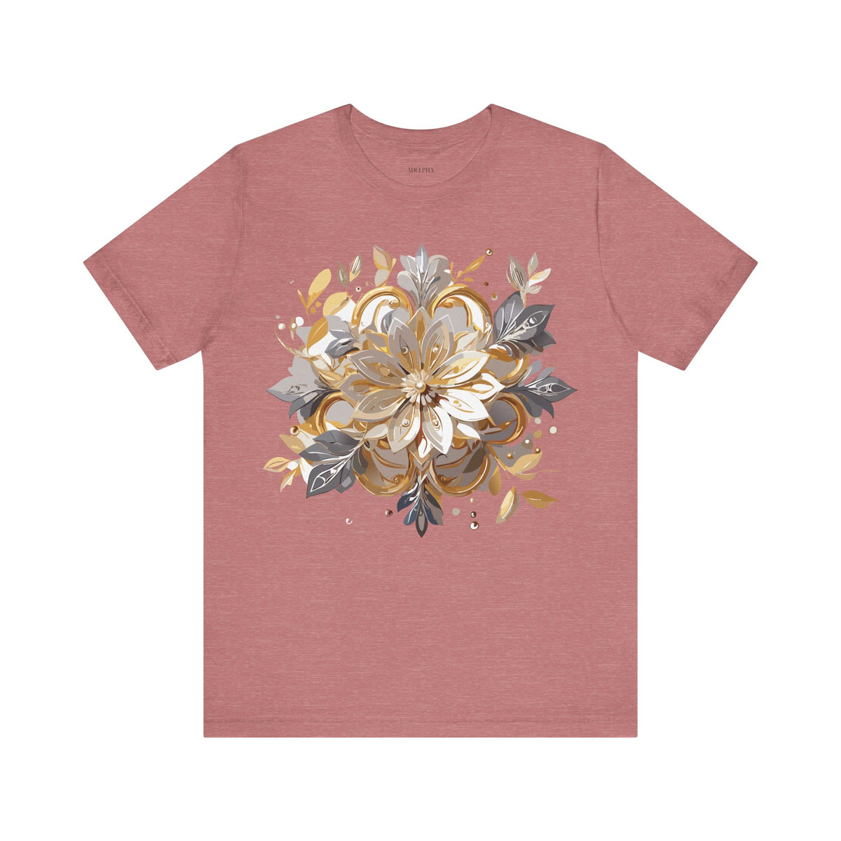 Jewelry Graphic Unisex Cotton Bella+Canvas Tee with Art Design n128