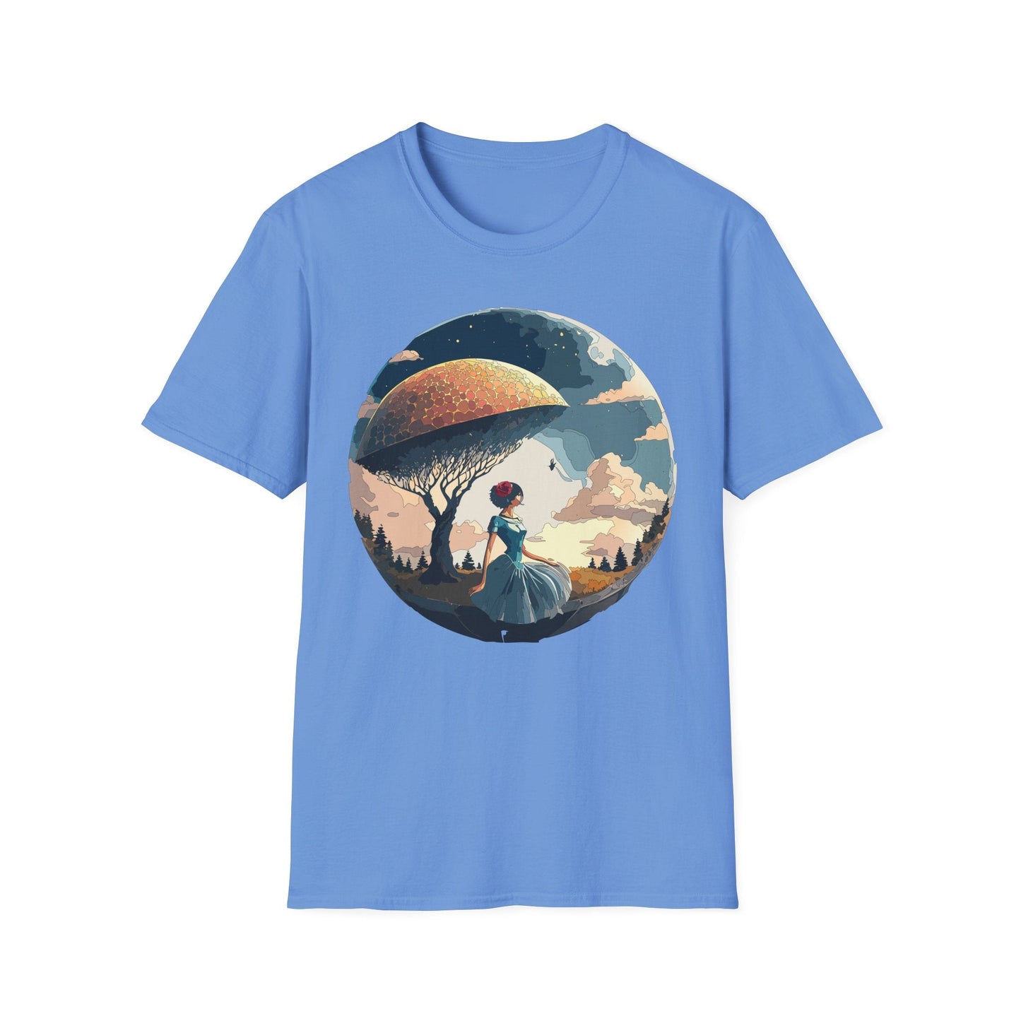 Womens Ladies Graphic T Shirts Art Design Shirt Gildan Softstyle 64000 Unisex Tee